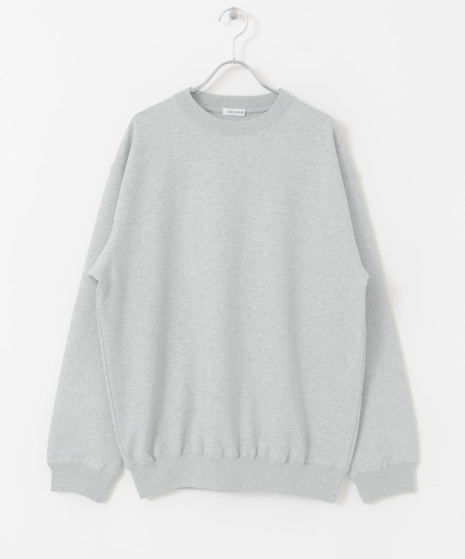 FORK&SPOON　ダンボールクルーネックプルオーバー TOPGRAY 4