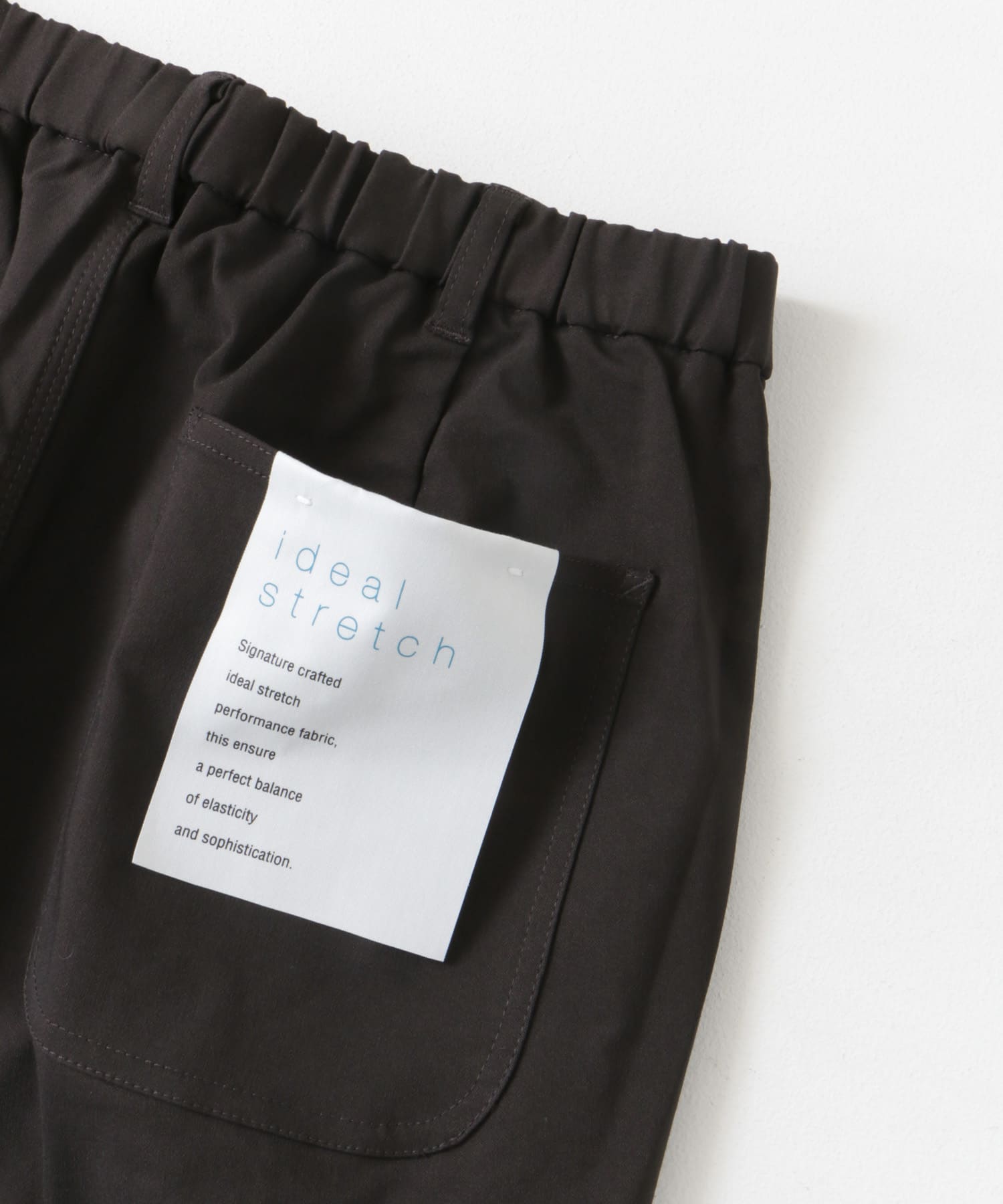 『セットアップ対応/イージーケア』FORK&SPOON　ideal stretchパンツ DARK BROWN 4