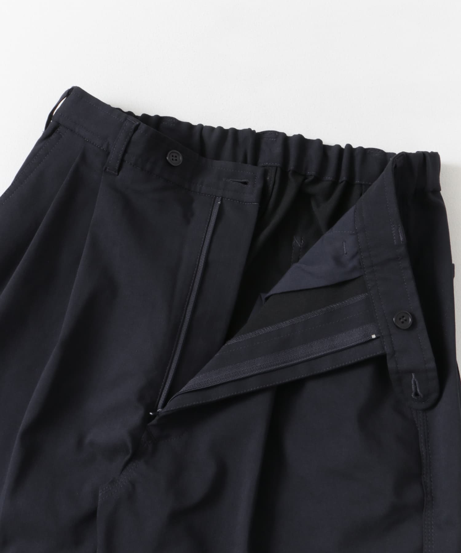 『セットアップ対応/イージーケア』FORK&SPOON　ideal stretchパンツ NAVY 4