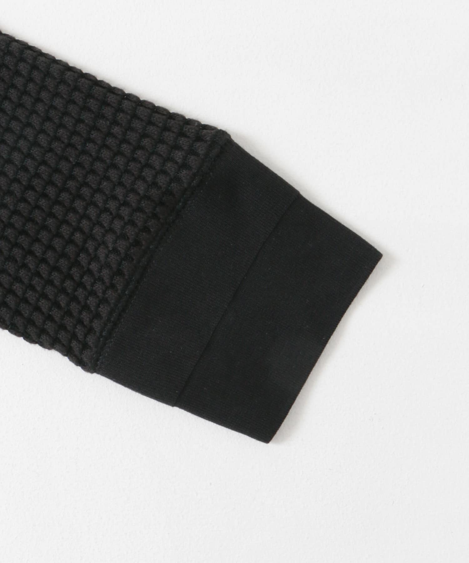 FORK&SPOON　ワッフルカーディガン BLACK 1