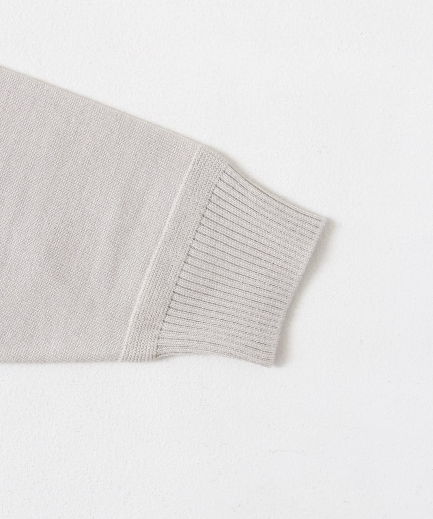 FORK&SPOON　ウーステッドヤーンクルーネックカーディガン LIGHTGRAY 4