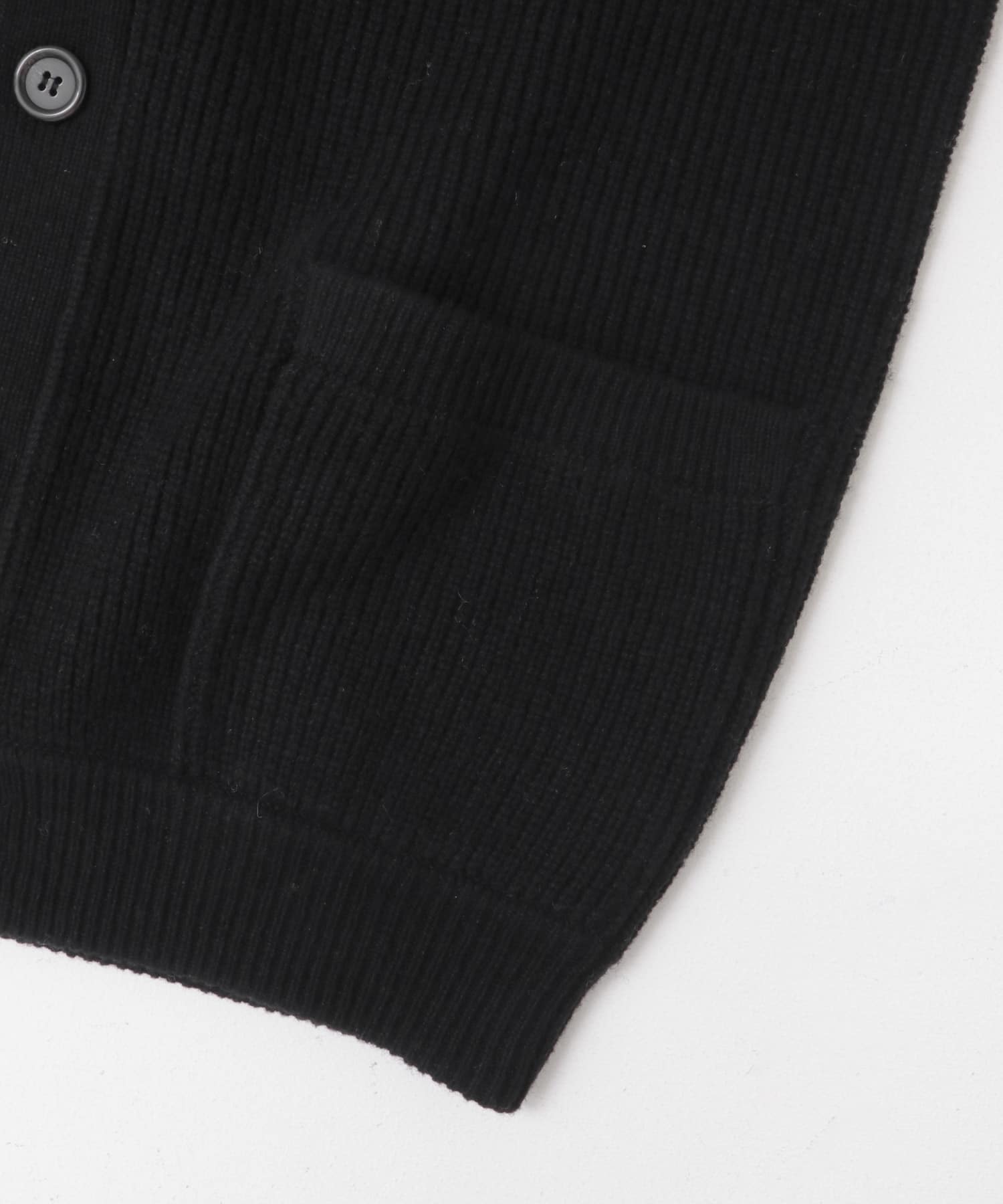 FORK&SPOON　ウォッシャブルローゲージニットカーディガン BLACK 4