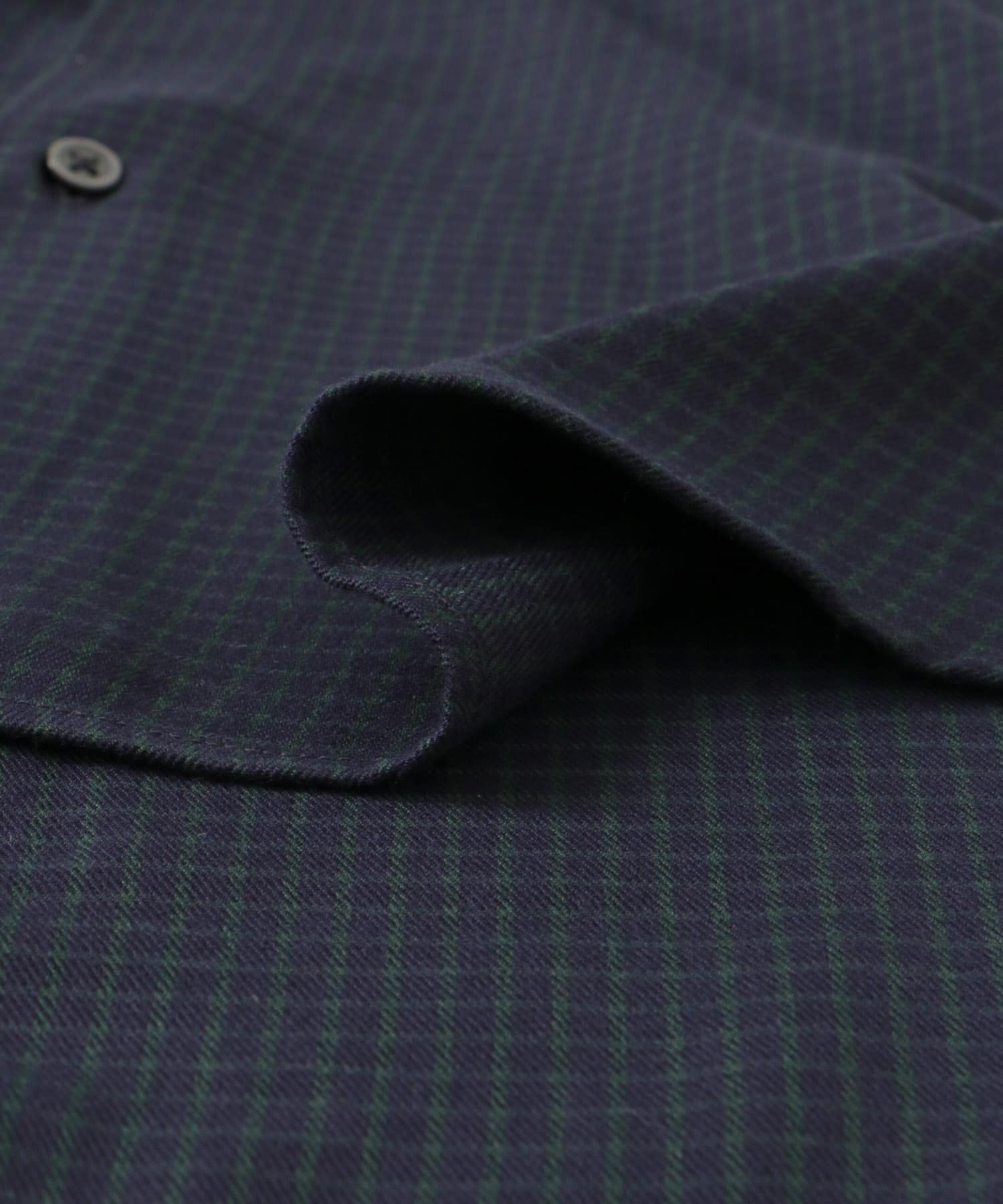 FORK&SPOON　TRWバンドカラーシャツ NAVY CHK 4