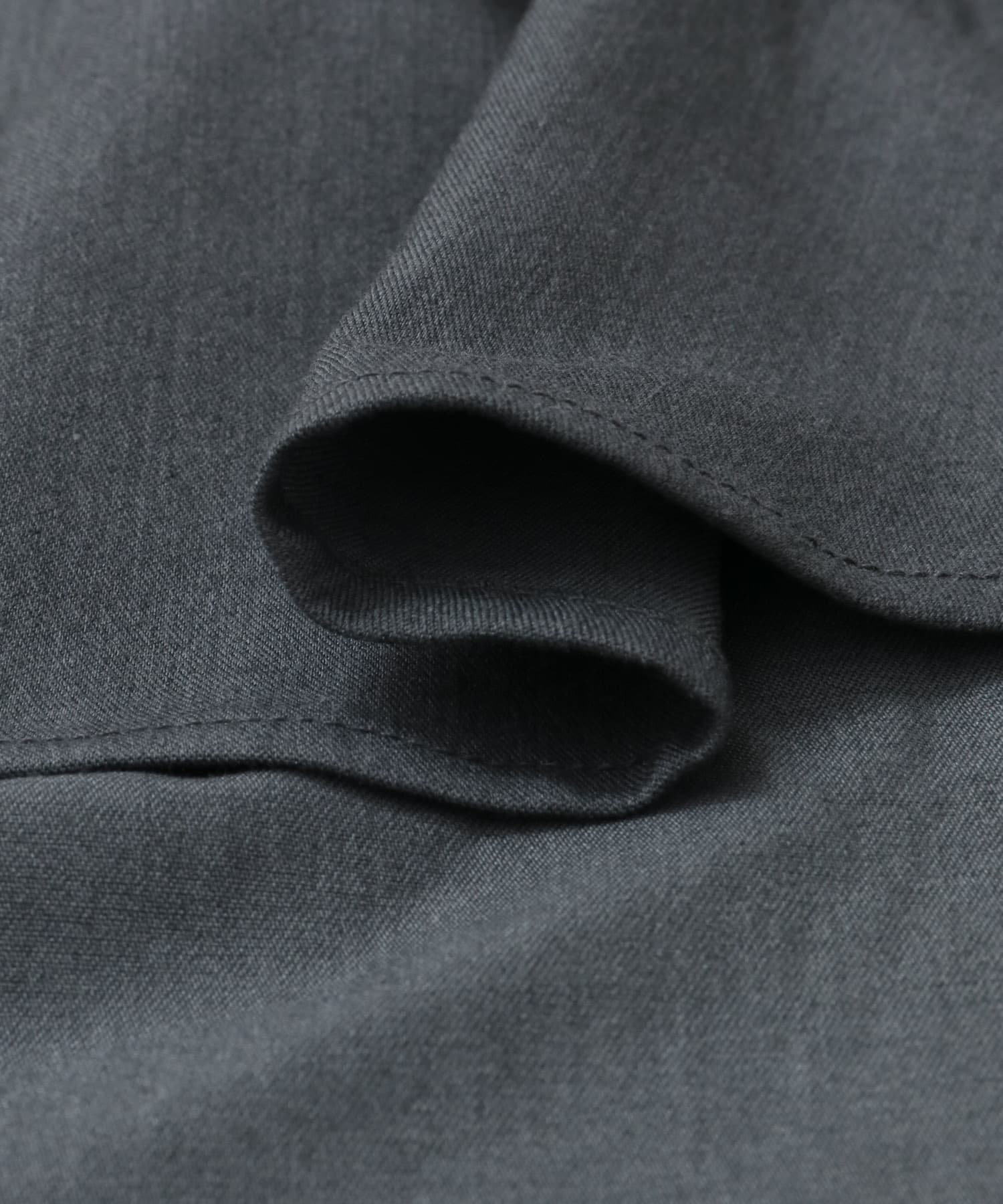 FORK&SPOON　ウールライクバンドカラーシャツ GRAY 4