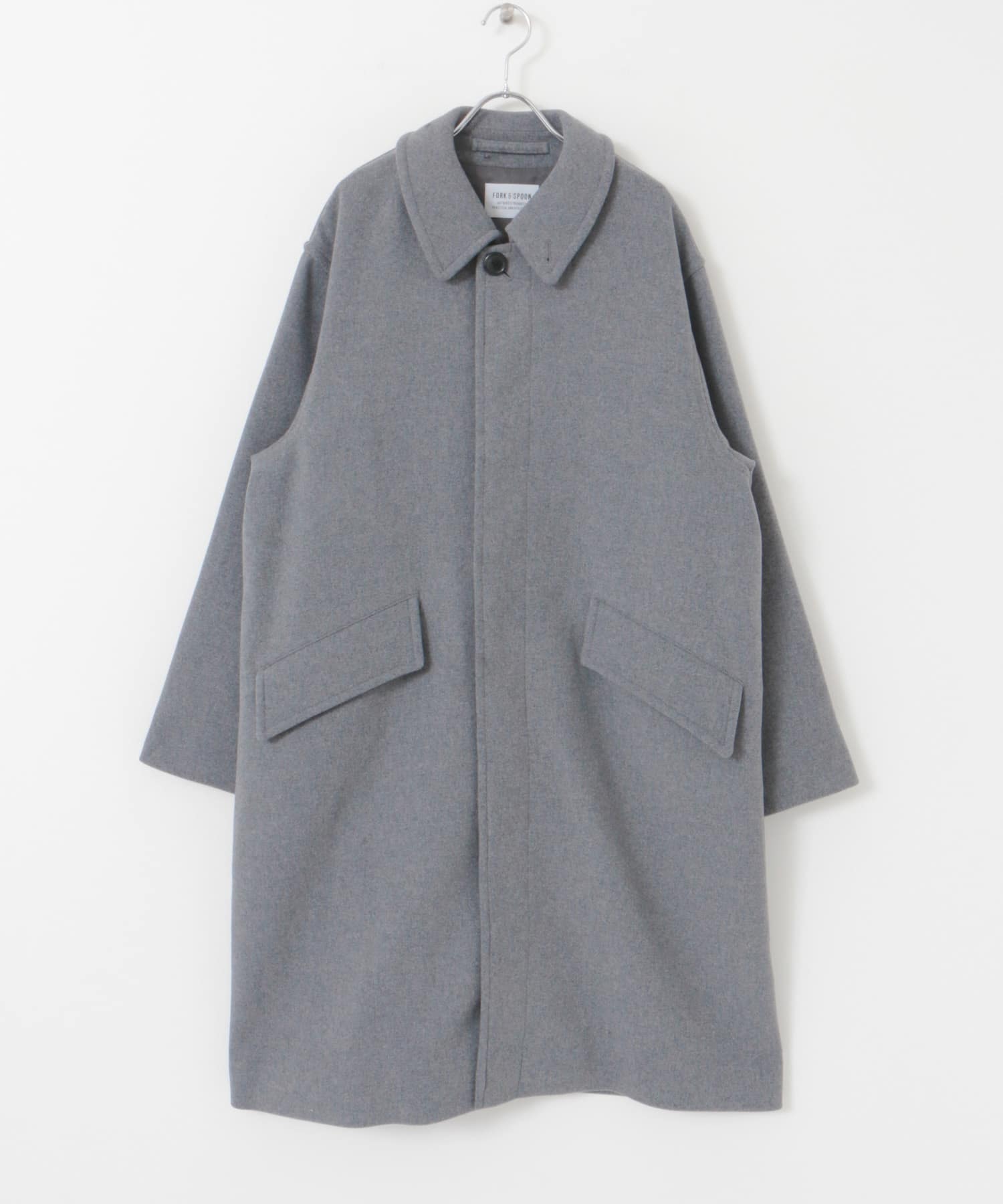 FORK&SPOON　バルカラーコート TOPGRAY 4