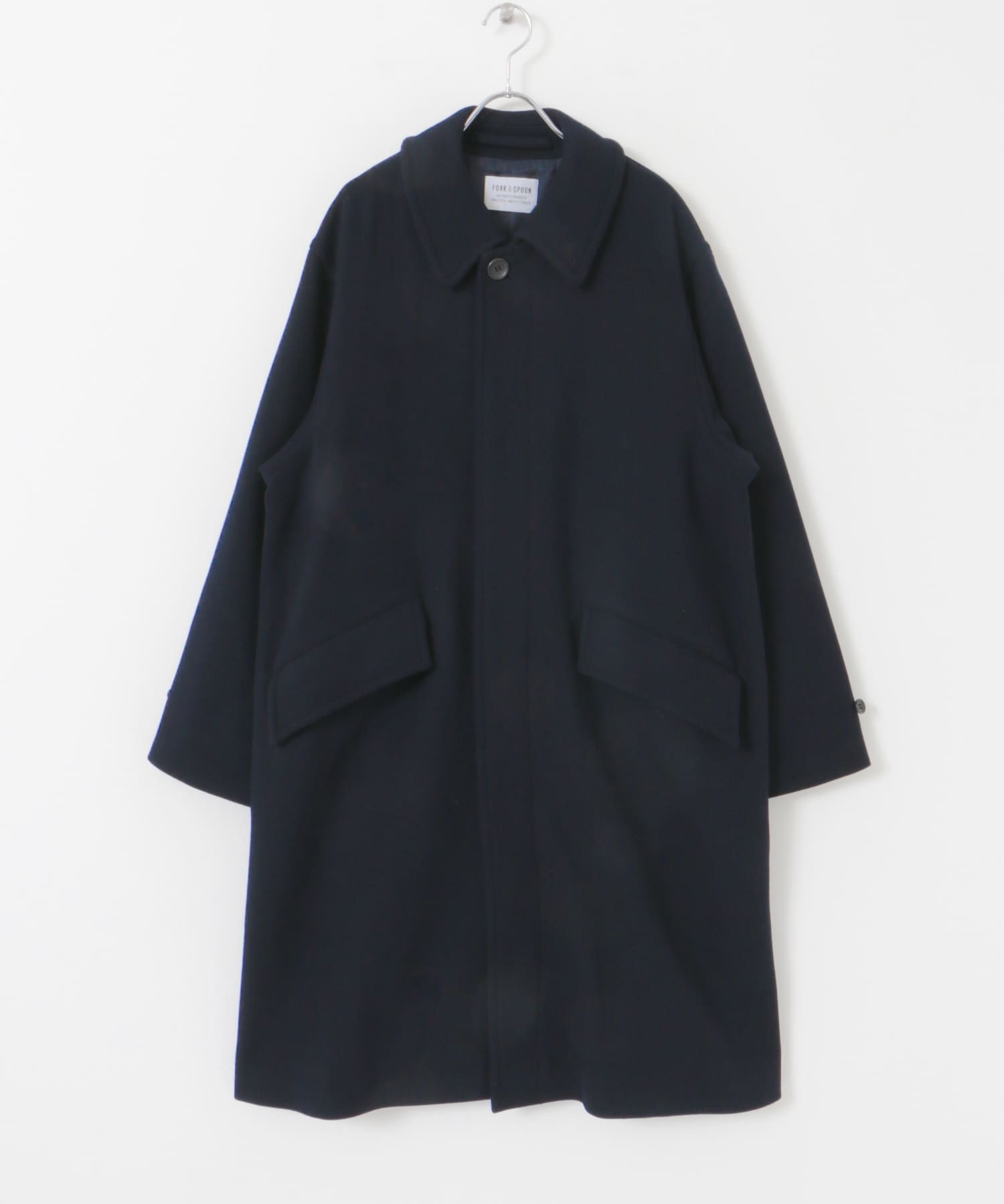 FORK&SPOON　バルカラーコート NAVY 4