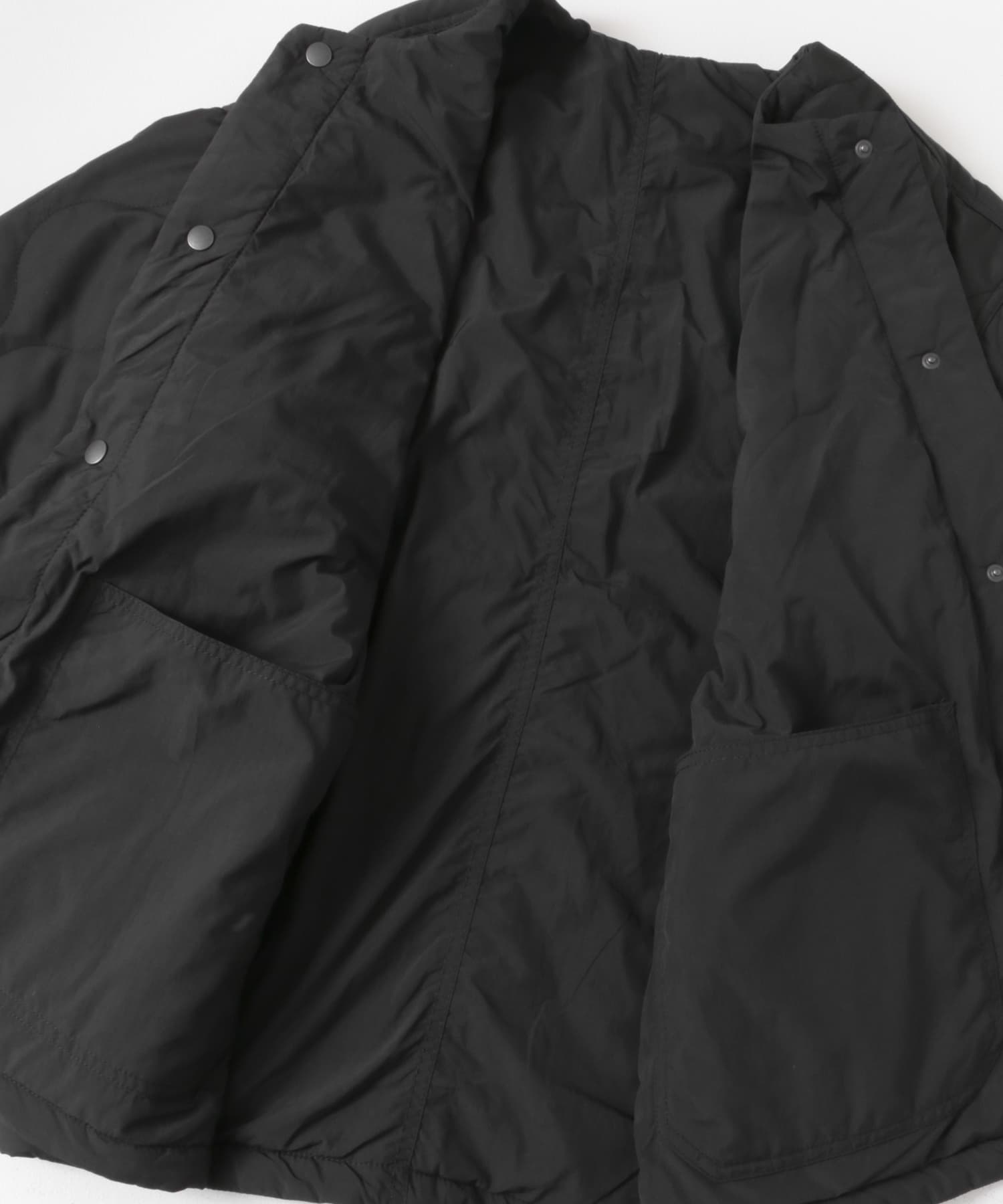 FORK&SPOON　リバーシブルノーカラーブルゾン BLACK 4