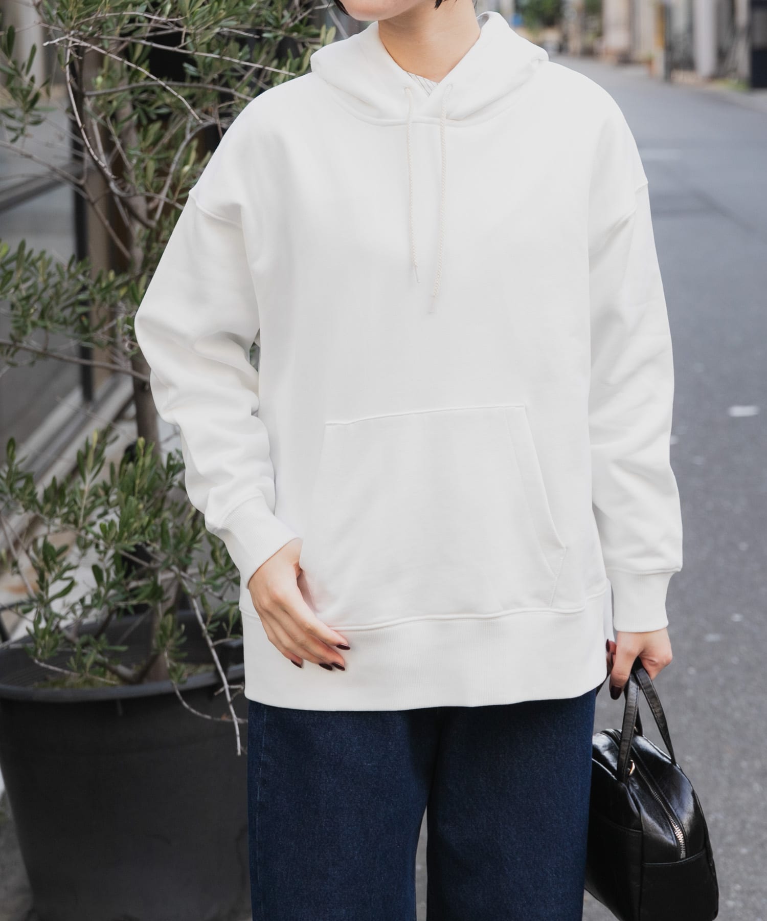 FORK&SPOON　クリア裏毛フーディースウェット