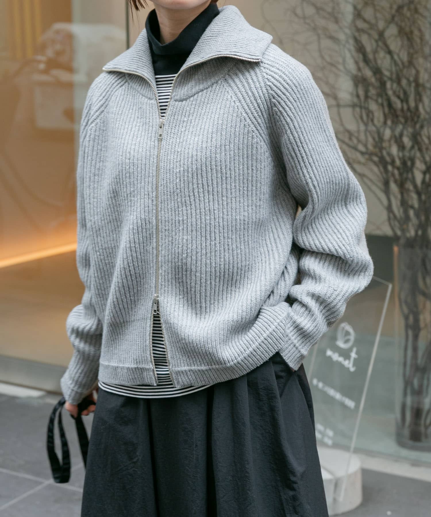 ふっしー① GU公式 | スウェットカーディガン(長袖)Q