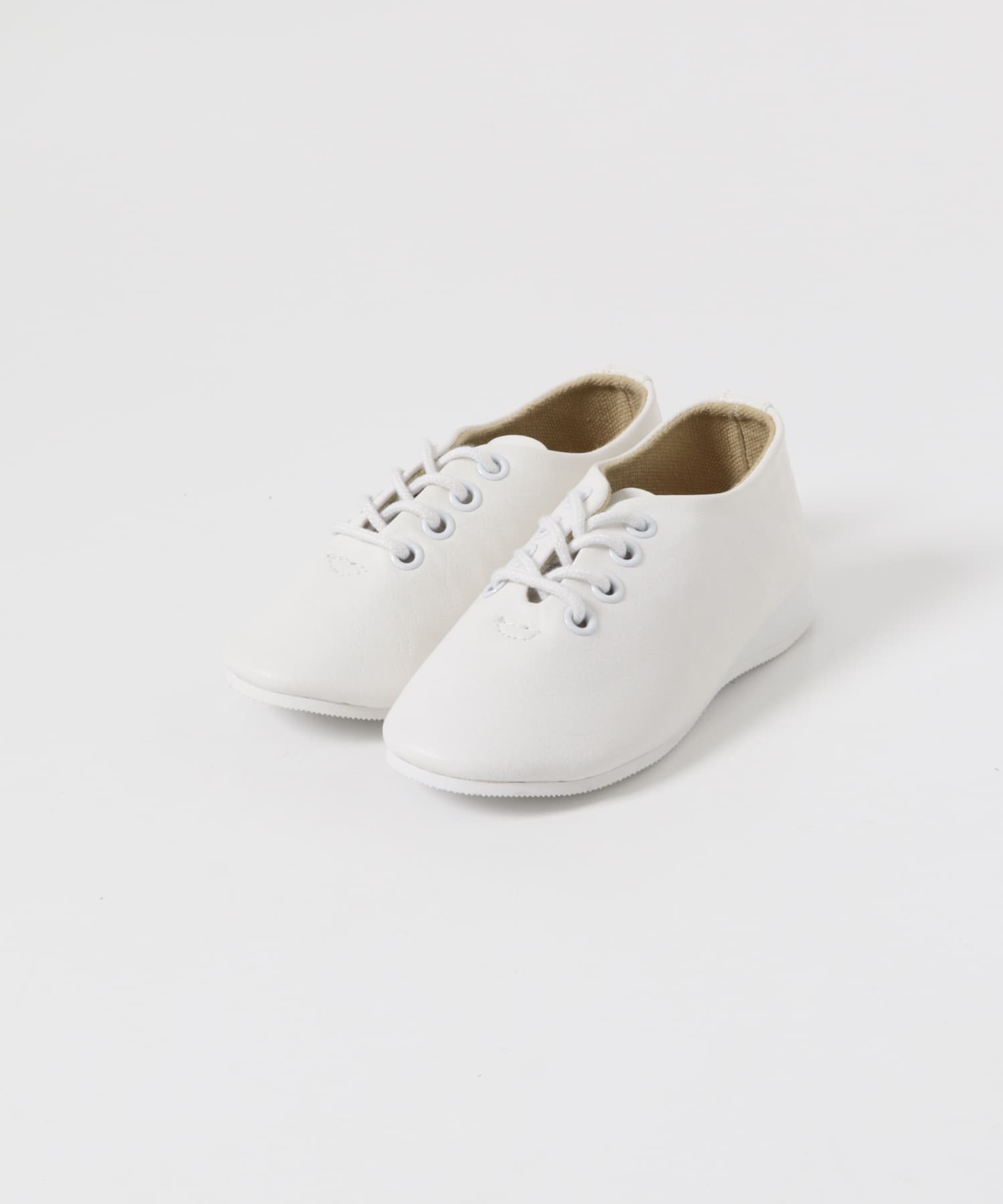 FORK&SPOON　バレエシューズ(KIDS) WHITE 16