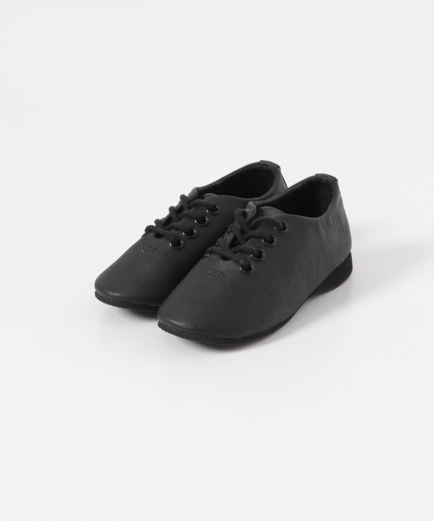FORK&SPOON　バレエシューズ(KIDS) BLACK 16