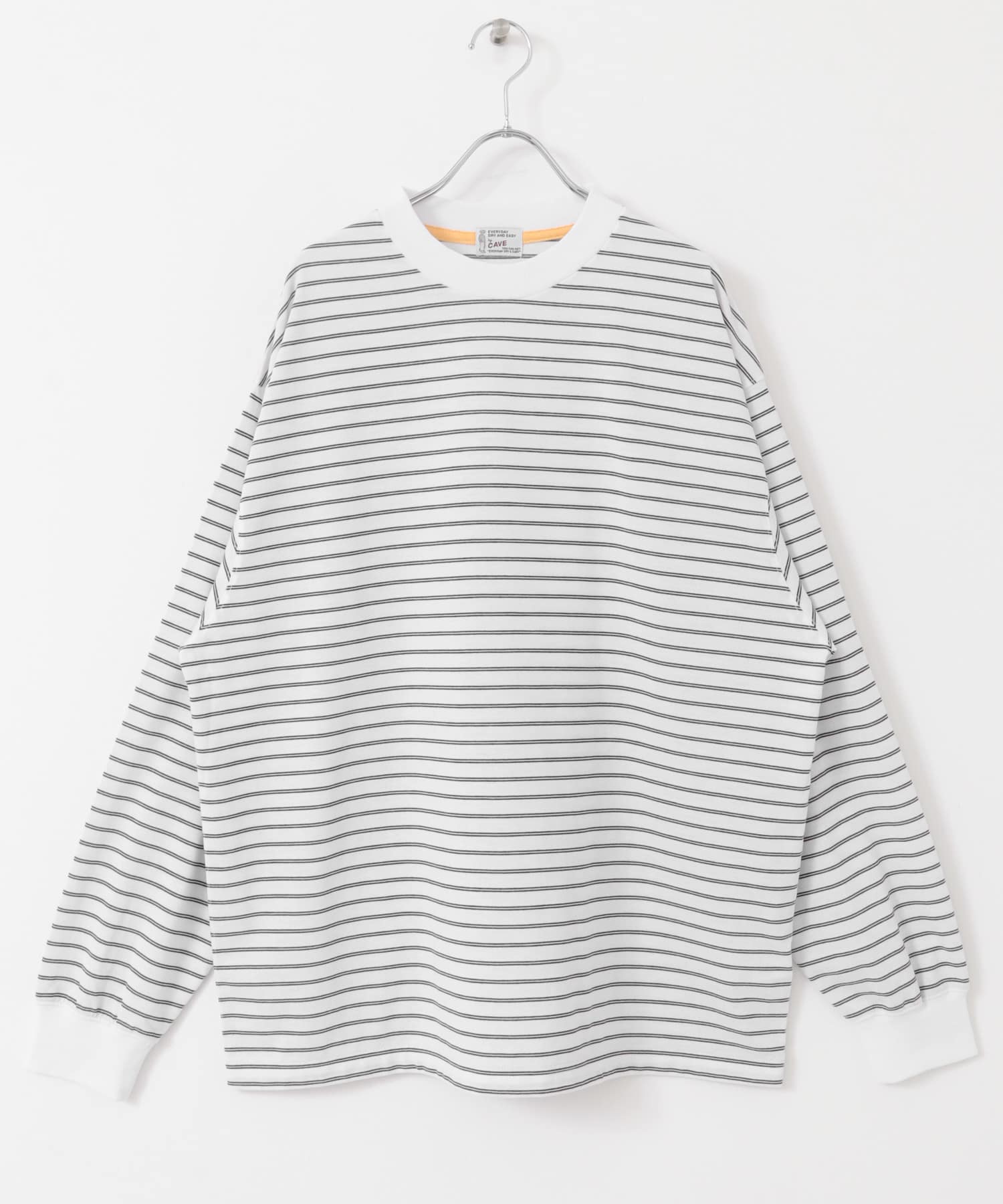 FORK&SPOON　CAVEボーダーロングスリーブTシャツ OFFxBLK 4