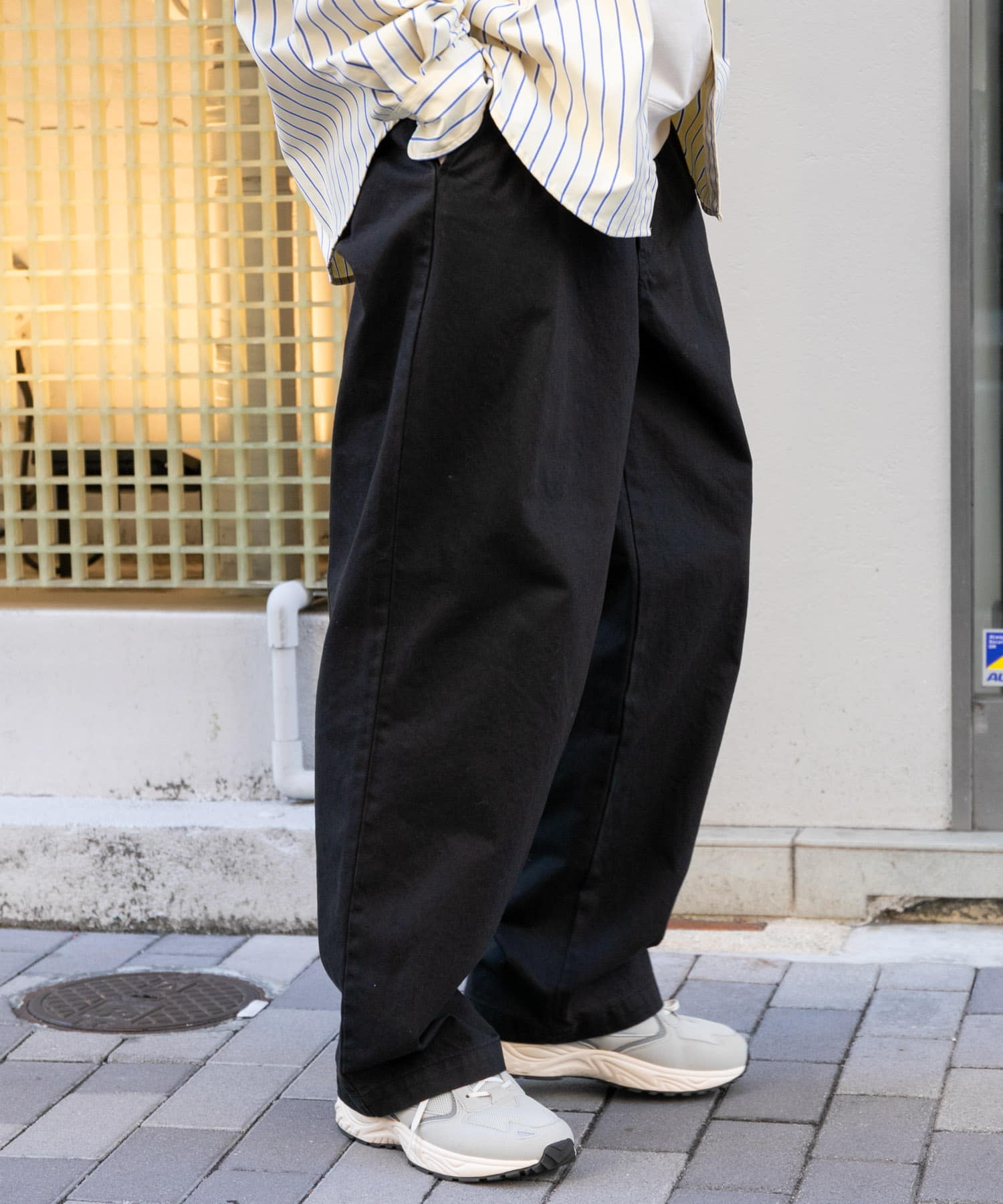 FORK&SPOON　フレンチドリルピグメントチノパンツ