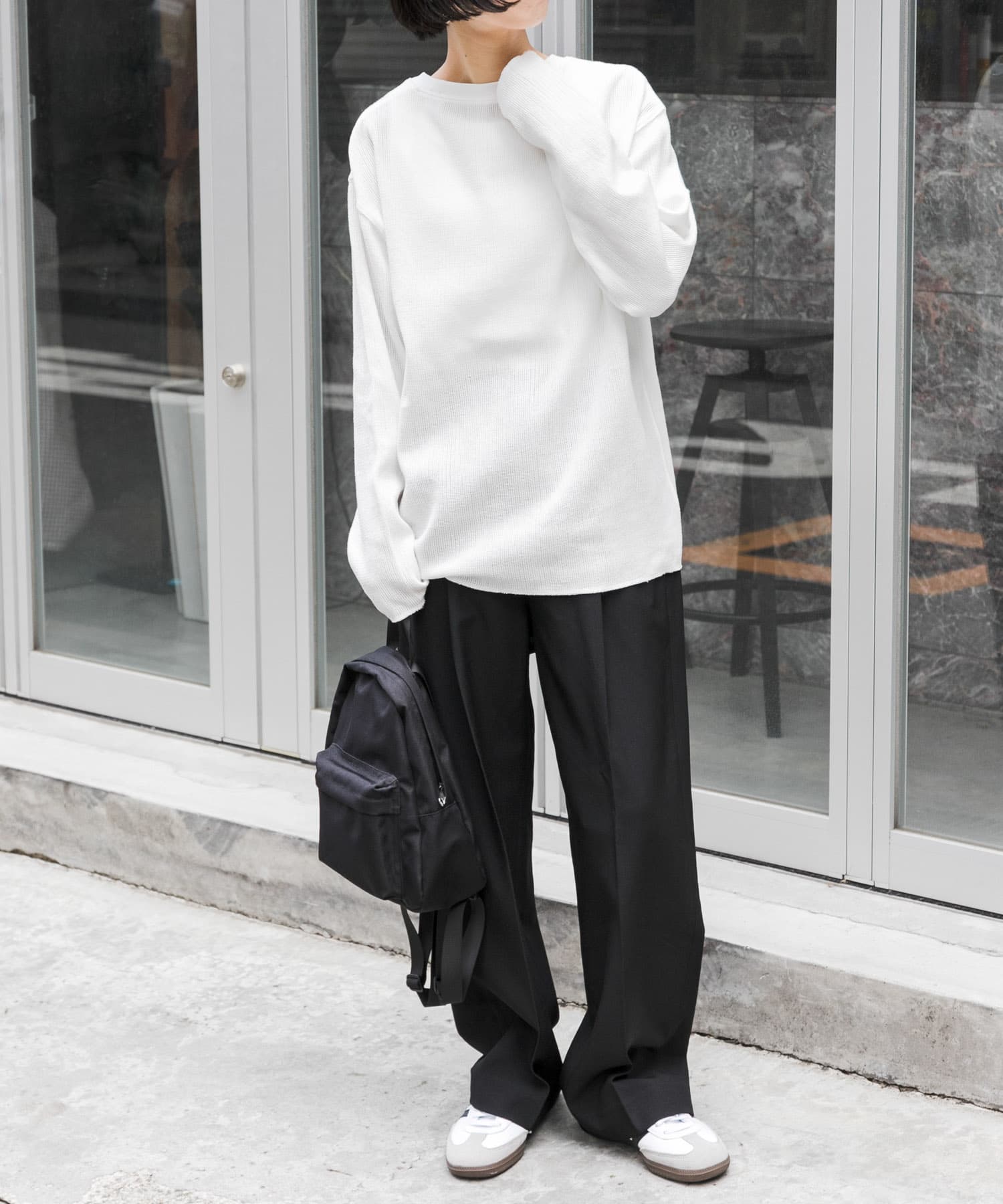 vaquera 24SS アシメトリーロングスリーブ A4A/エーフォーエー/LST a.r.c ロングスリーブT エー.アール