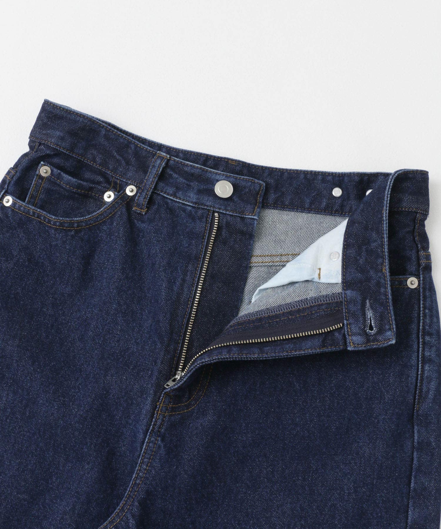 FORK&SPOON　JFデニムルーズテーパードパンツ ONEWASH 1