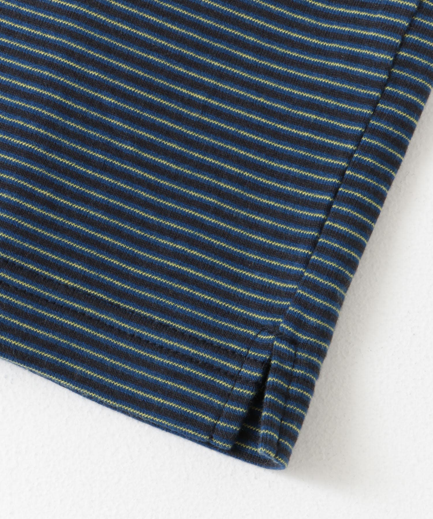FORK&SPOON　マルチカラーボーダーTシャツ NAVY 4