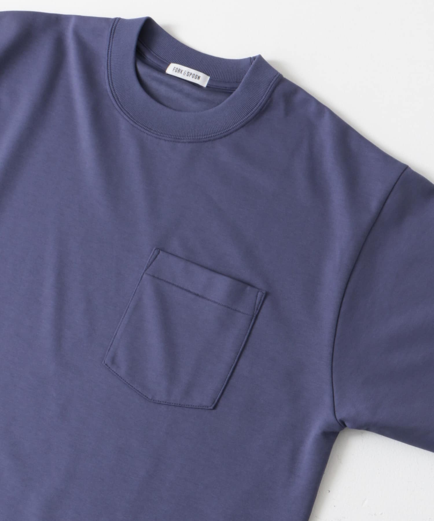 FORK&SPOON　イスラエルピマダブルフェイスTシャツ BLUE 4