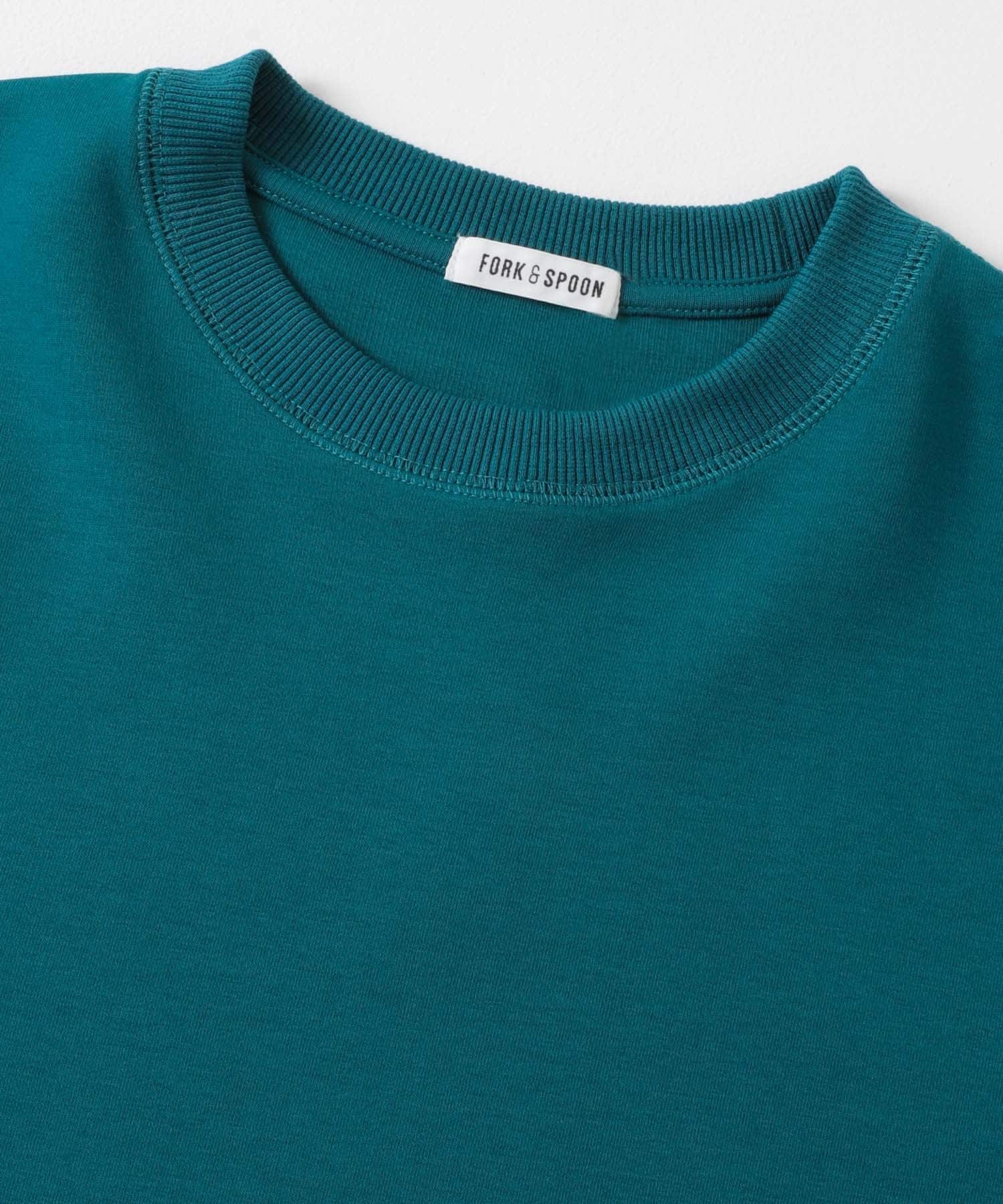 FORK&SPOON　ストレッチダンボールショートスリーブTシャツ BLUE 4