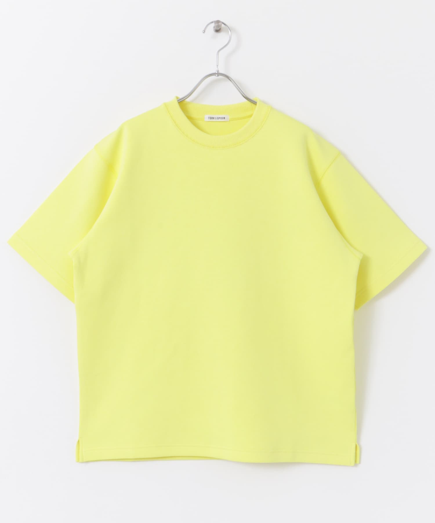 FORK&SPOON　ストレッチダンボールショートスリーブTシャツ YELLOW 4