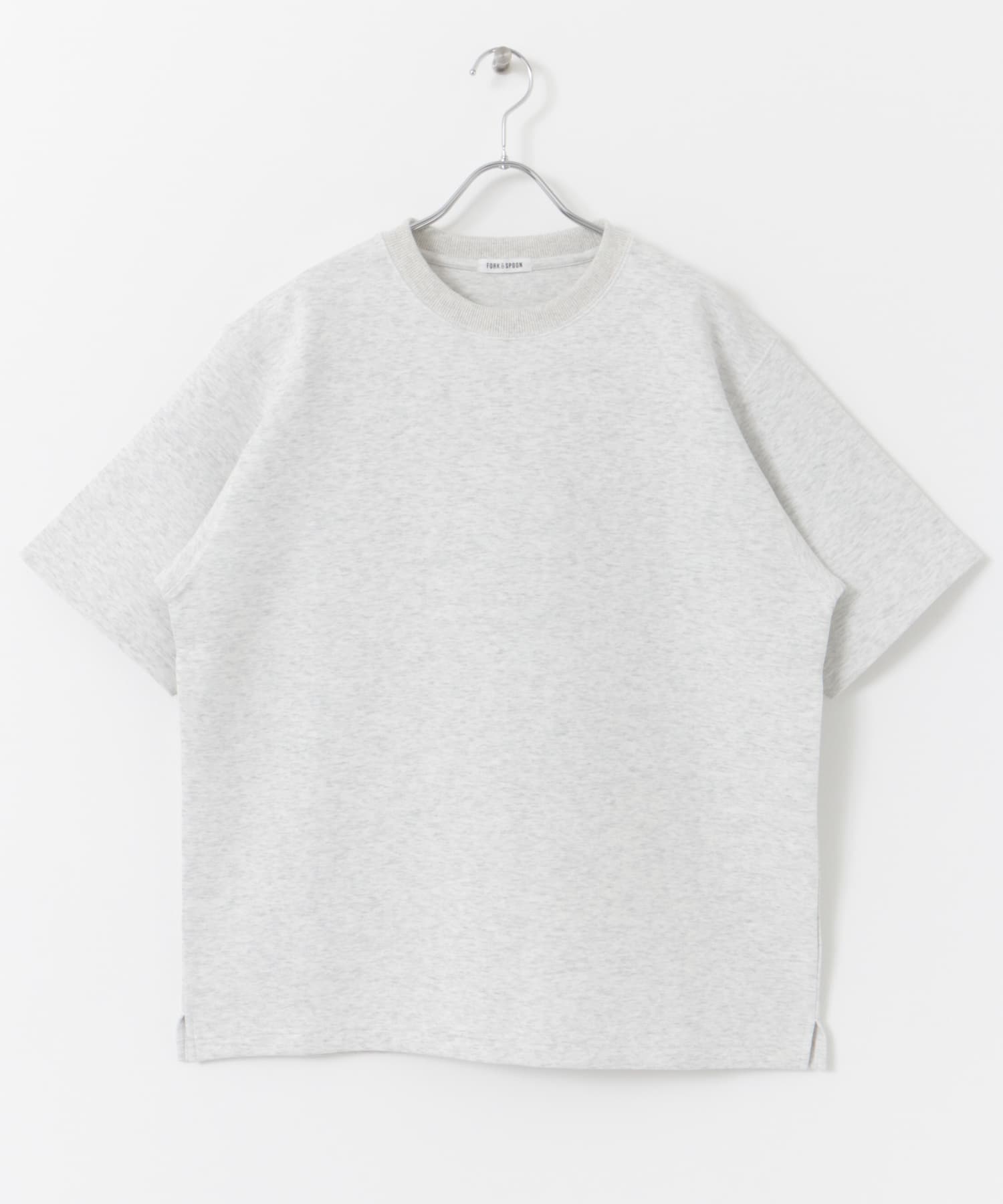 FORK&SPOON　ストレッチダンボールショートスリーブTシャツ TOPGRAY 4