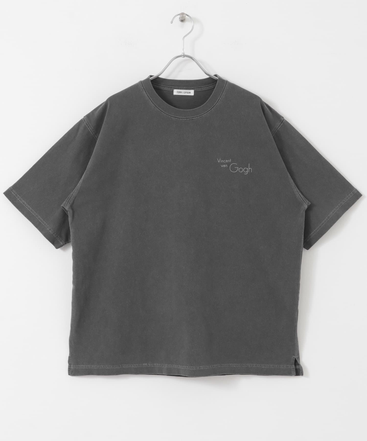FORK&SPOON　Gogh art T-SHIRTS INK BLACK 4