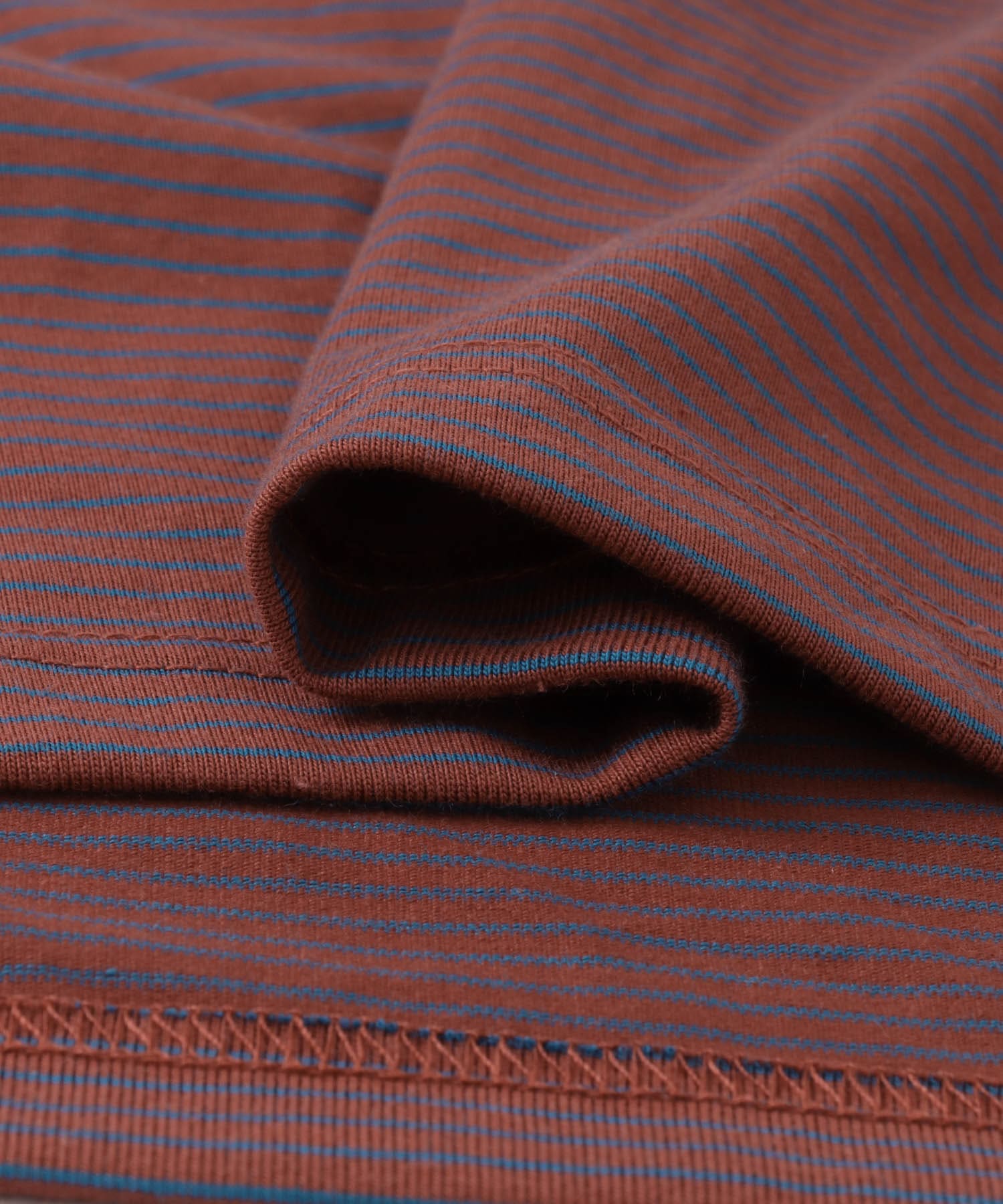 FORK&SPOON　ボーダープレーティングショートスリーブTシャツ TCTxBLU 4