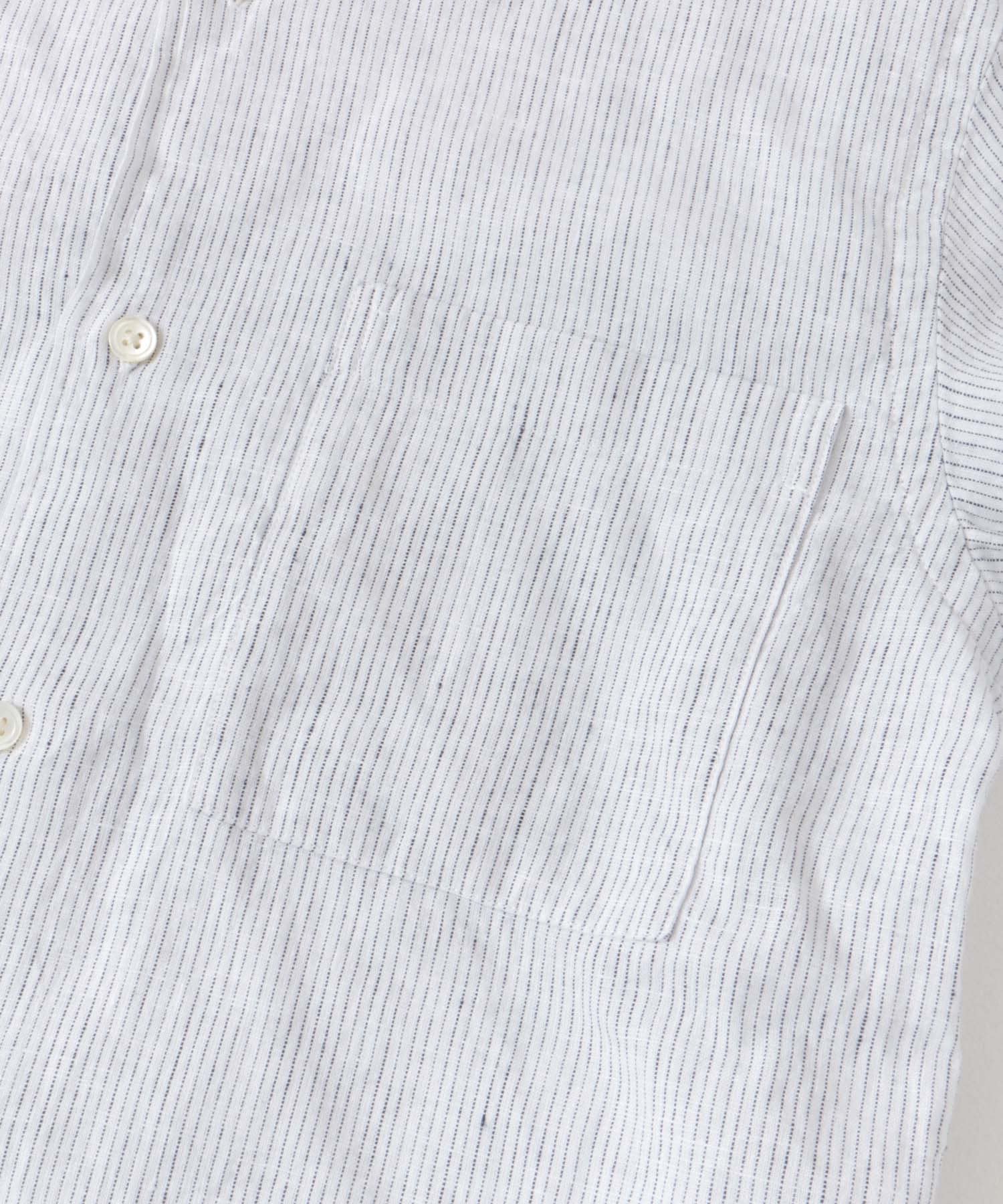 FORK&SPOON　コットンリネンロングスリーブシャツ STRIPE 4