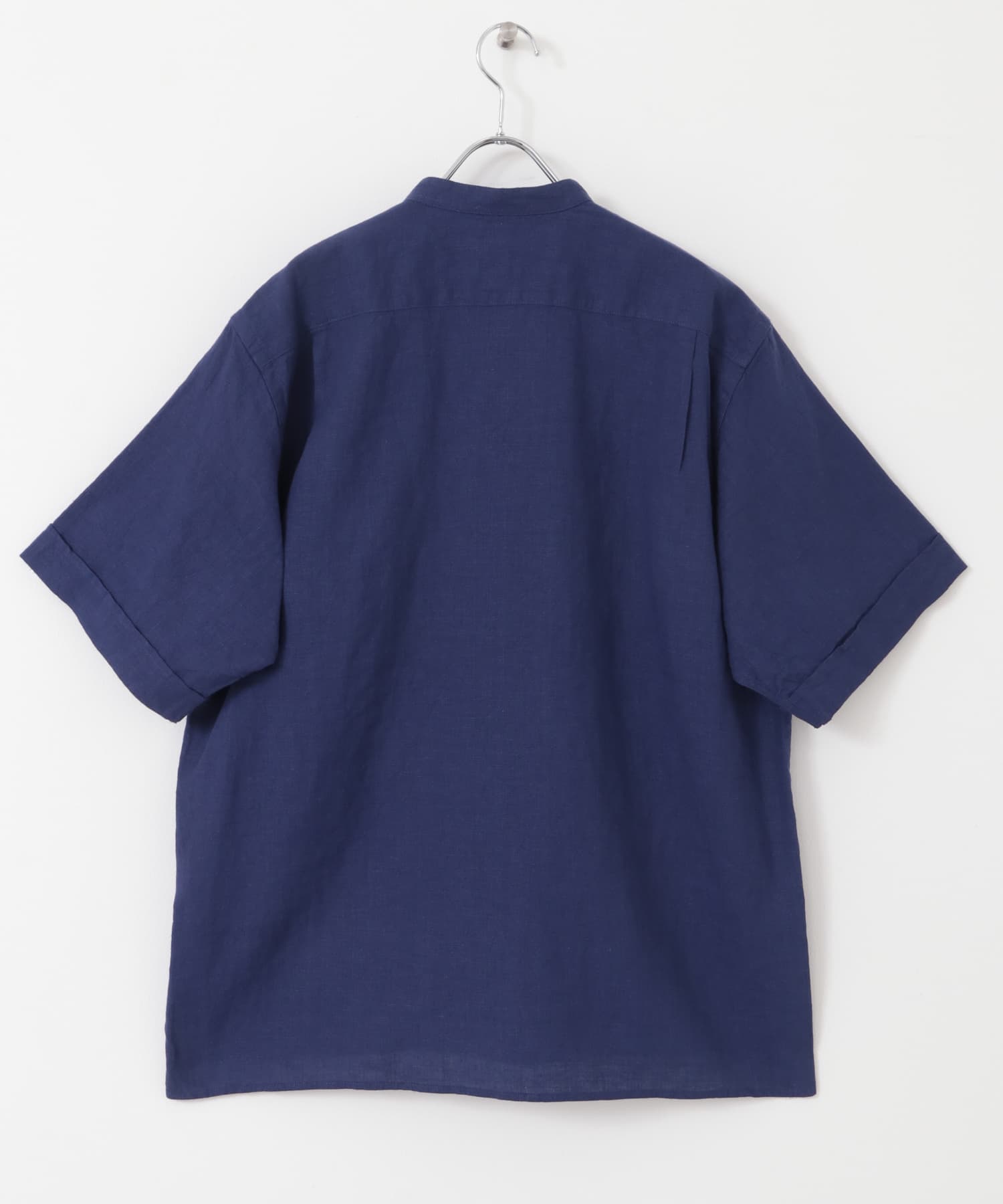 FORK&SPOON　コットンリネンショートスリーブシャツ BLUE 4