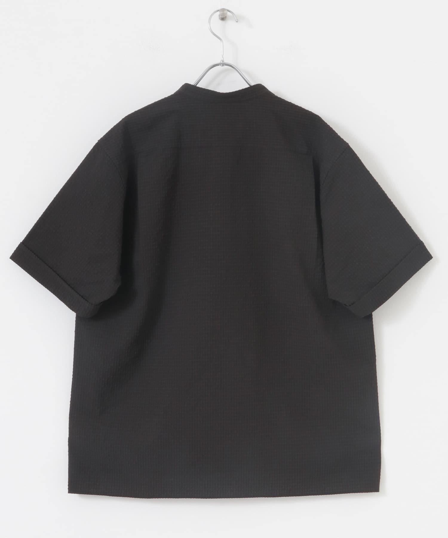 FORK&SPOON　アニヴェンサッカーシャツ DARKBROWN 4