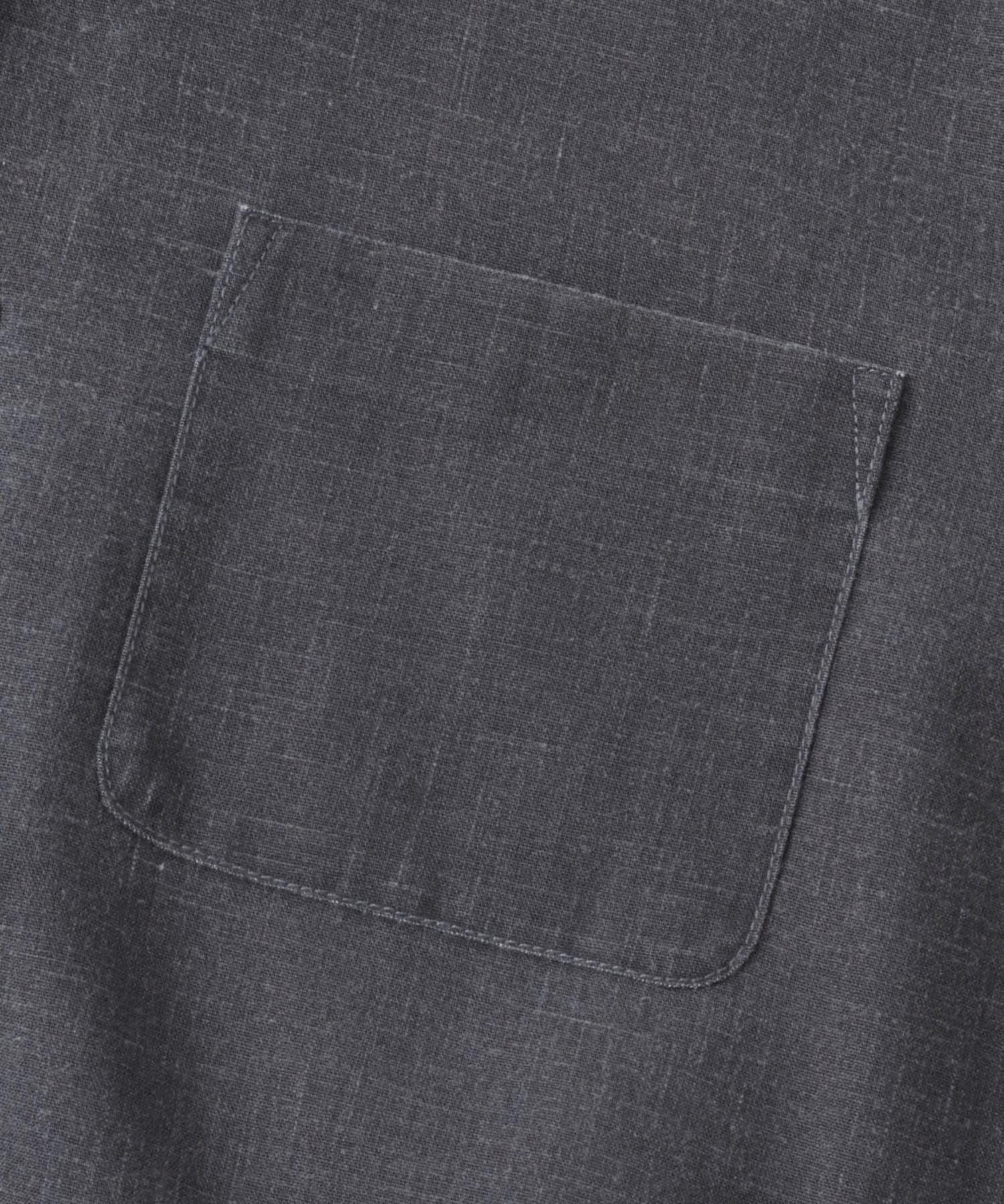 FORK&SPOON　ピグメントプリントシャツ GRAY 4