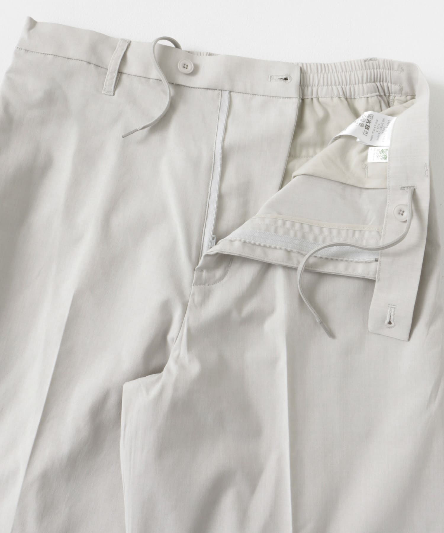 FORK&SPOON　TEC LINENパンツ LIGHT GRAY 4