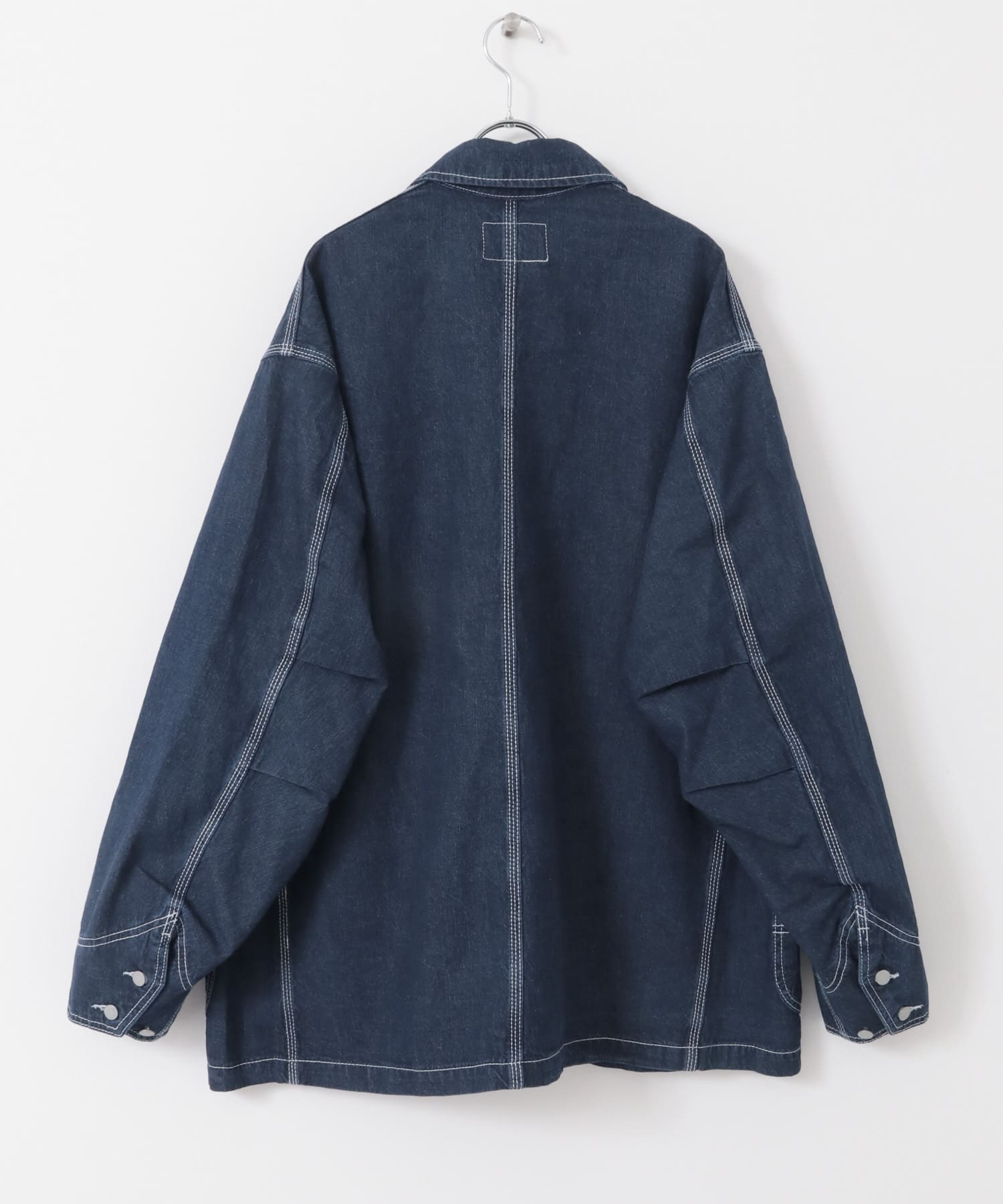 FORK&SPOON　綿麻デニムカバーオール ONEWASH 4