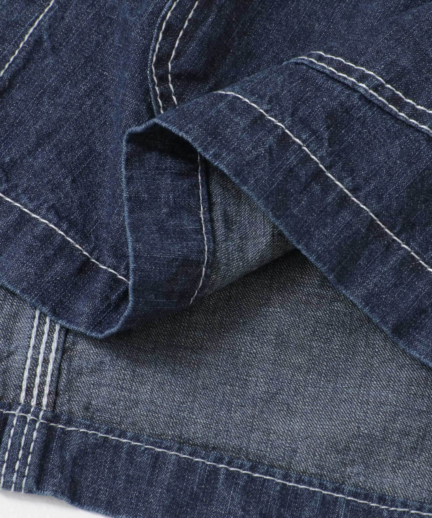 FORK&SPOON　綿麻デニムカバーオール ONEWASH 4