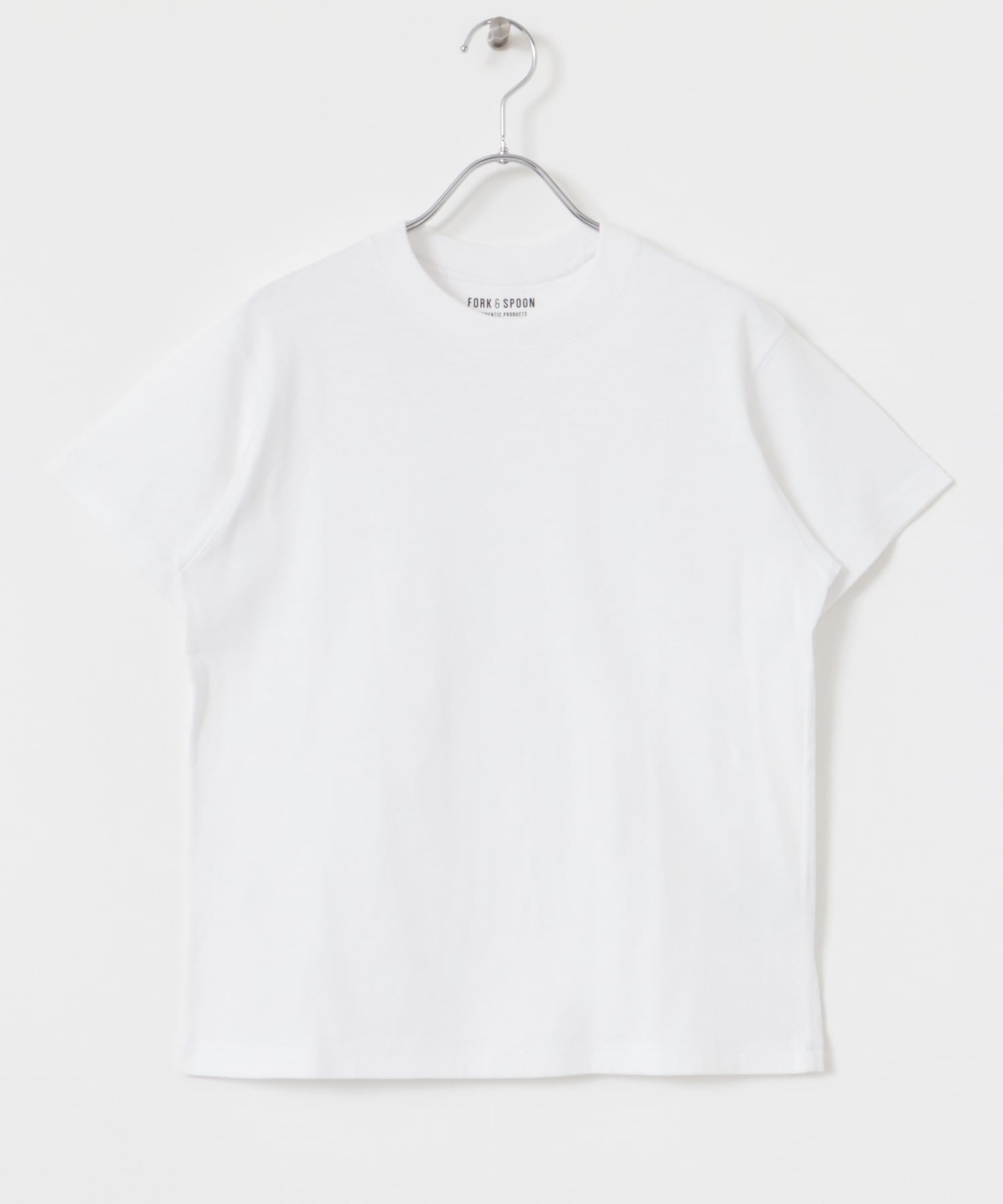 FORK&SPOON　リサイクルコットンショートスリーブTシャツ OFF 1