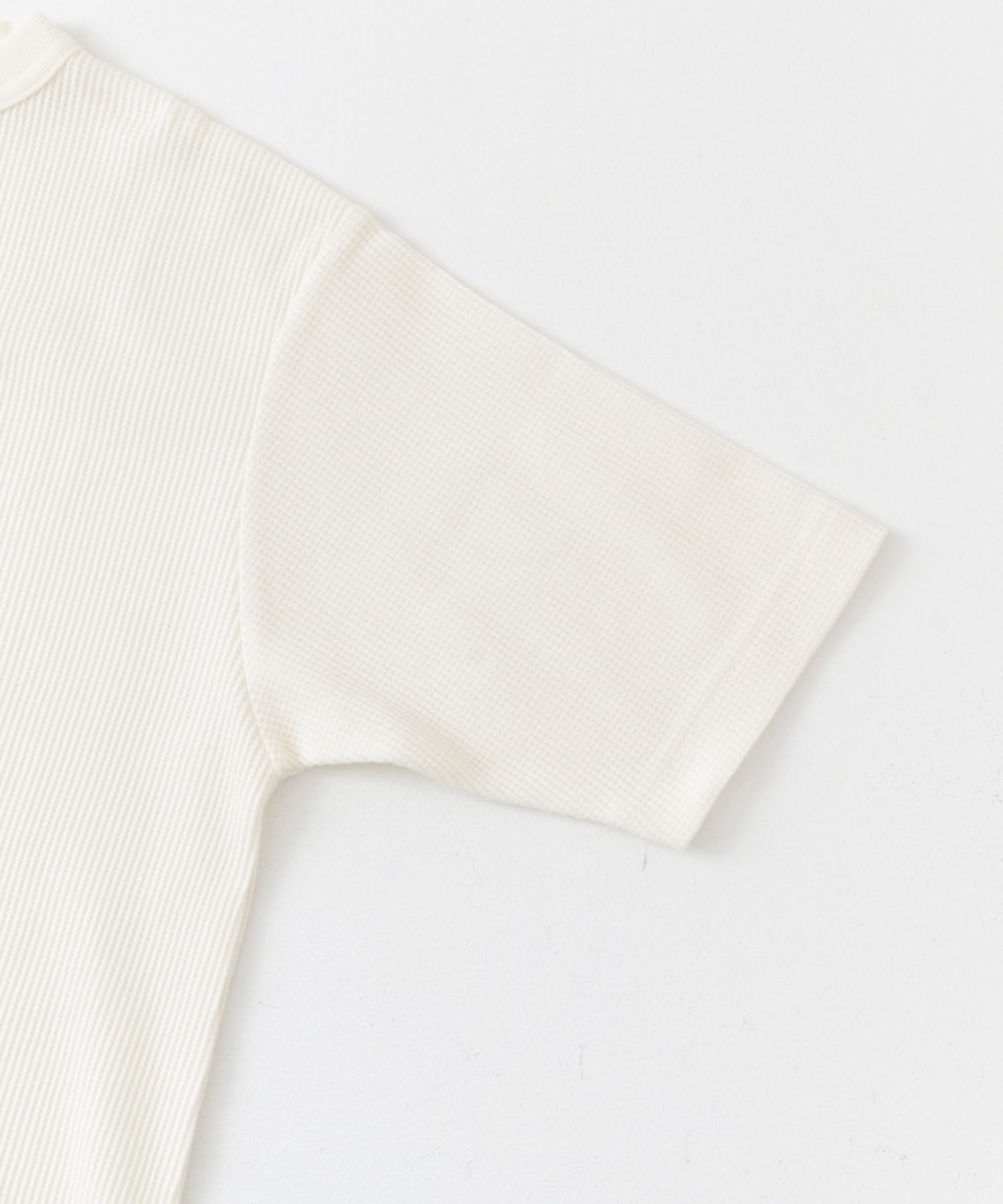 FORK&SPOON　ミニワッフル5分袖Tシャツ OFF 1