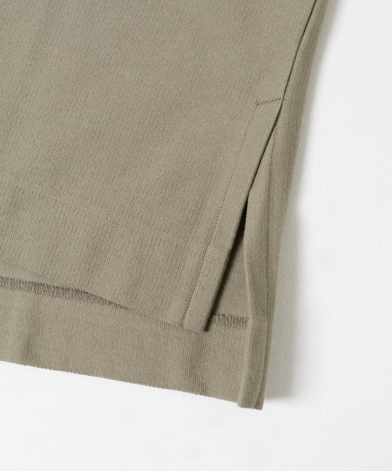 FORK&SPOON　ジャガードUネックベスト KHAKI 1