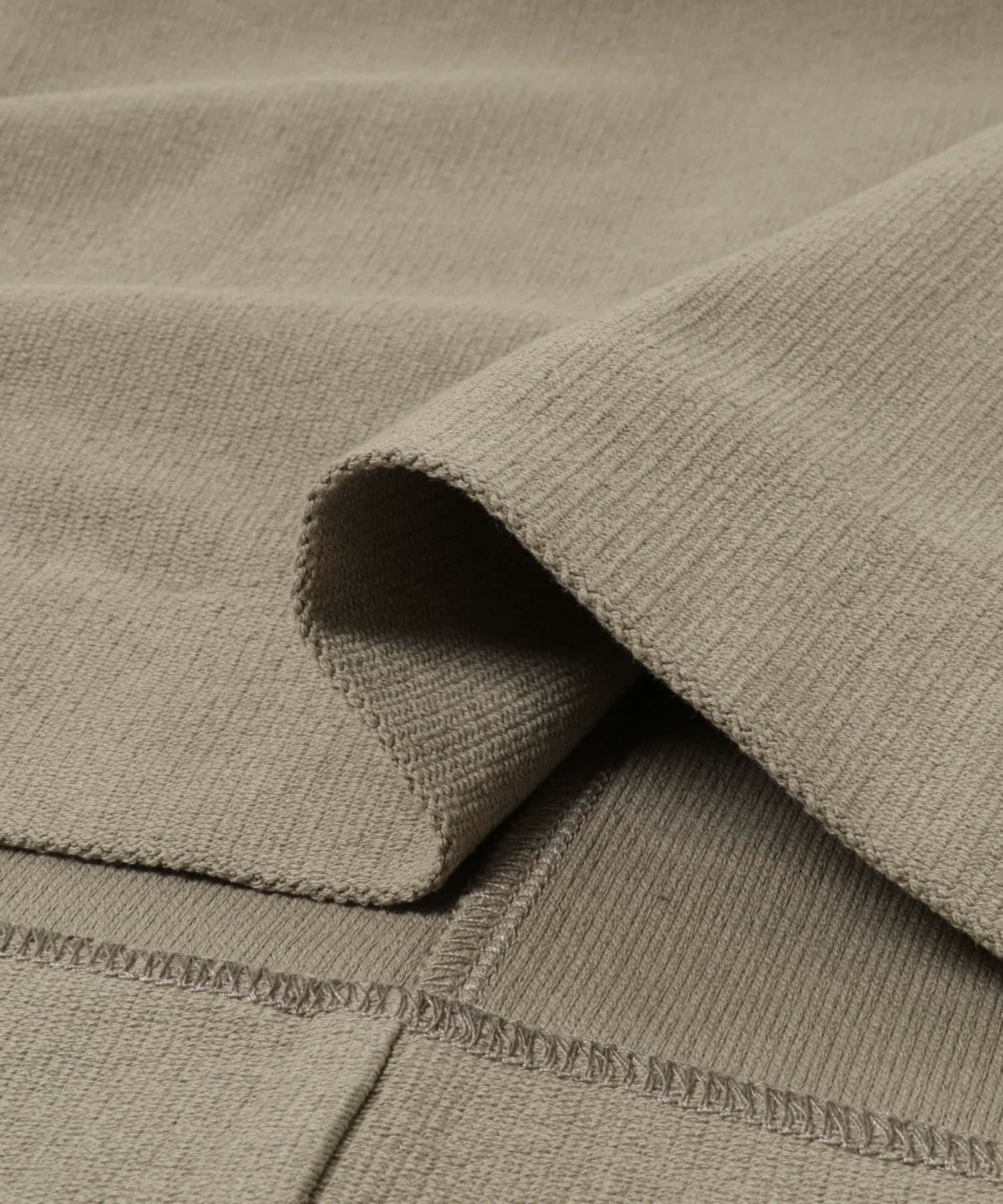 FORK&SPOON　ジャガードUネックベスト KHAKI 1