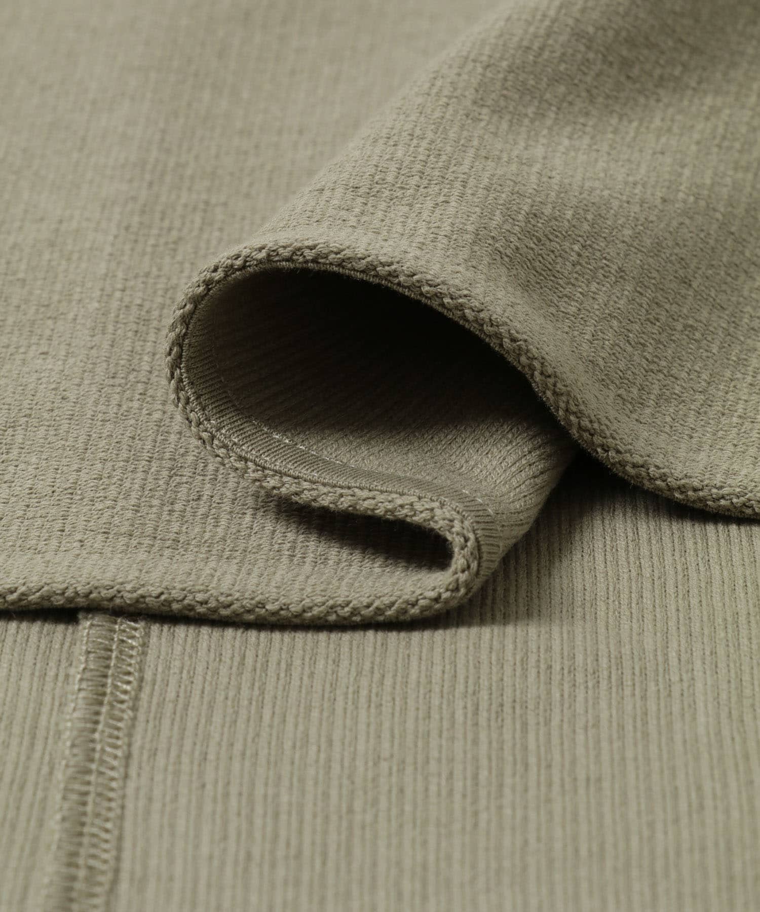 FORK&SPOON　ジャガードプルオーバー KHAKI 1