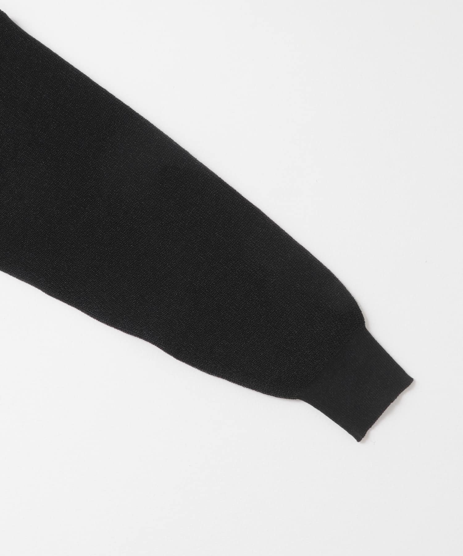 FORK&SPOON　ペーパーニットカーディガン BLACK 1
