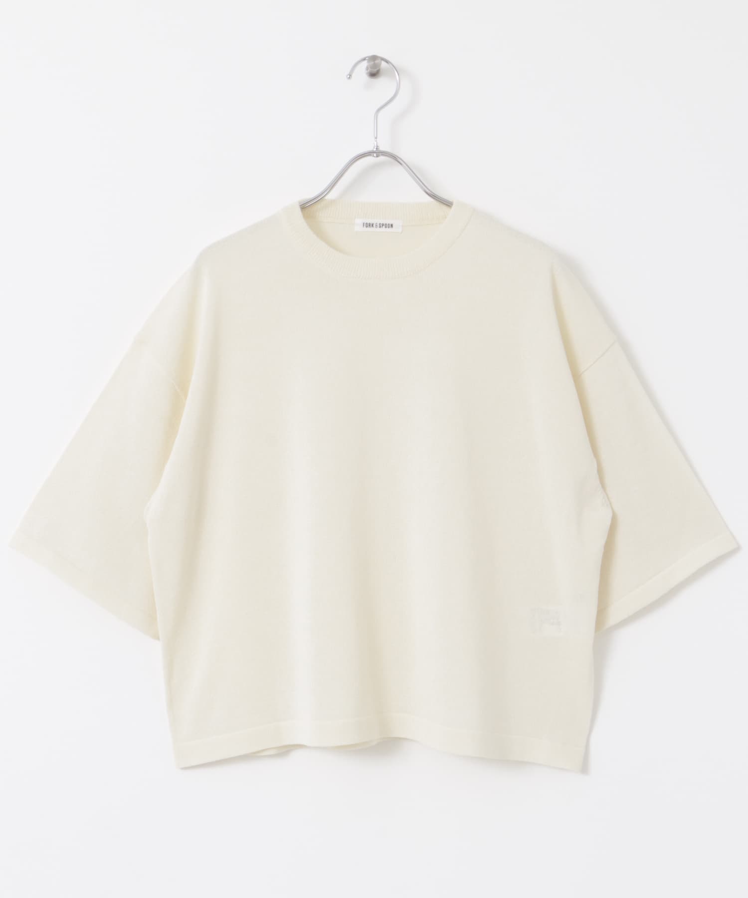 FORK&SPOON　ペーパーニットTシャツ OFF 1