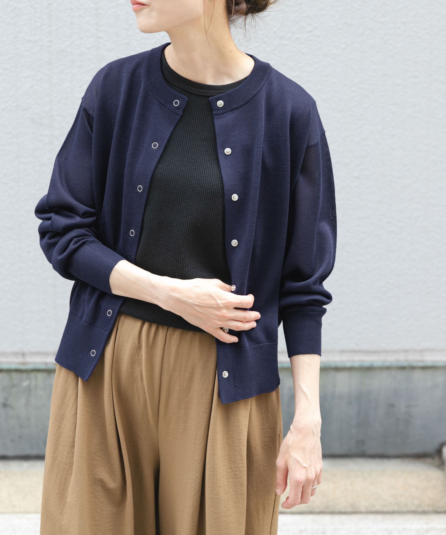 FORK&SPOON　LEVITAニットカーディガン
