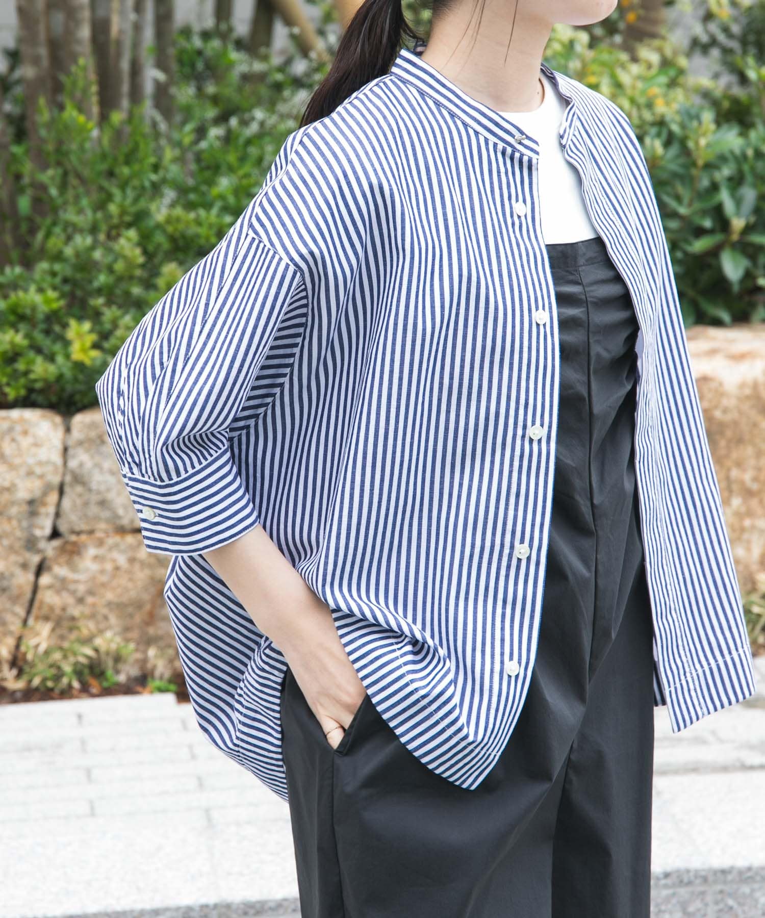 FORK&SPOON　ギボシコクーンショートスリーブシャツ