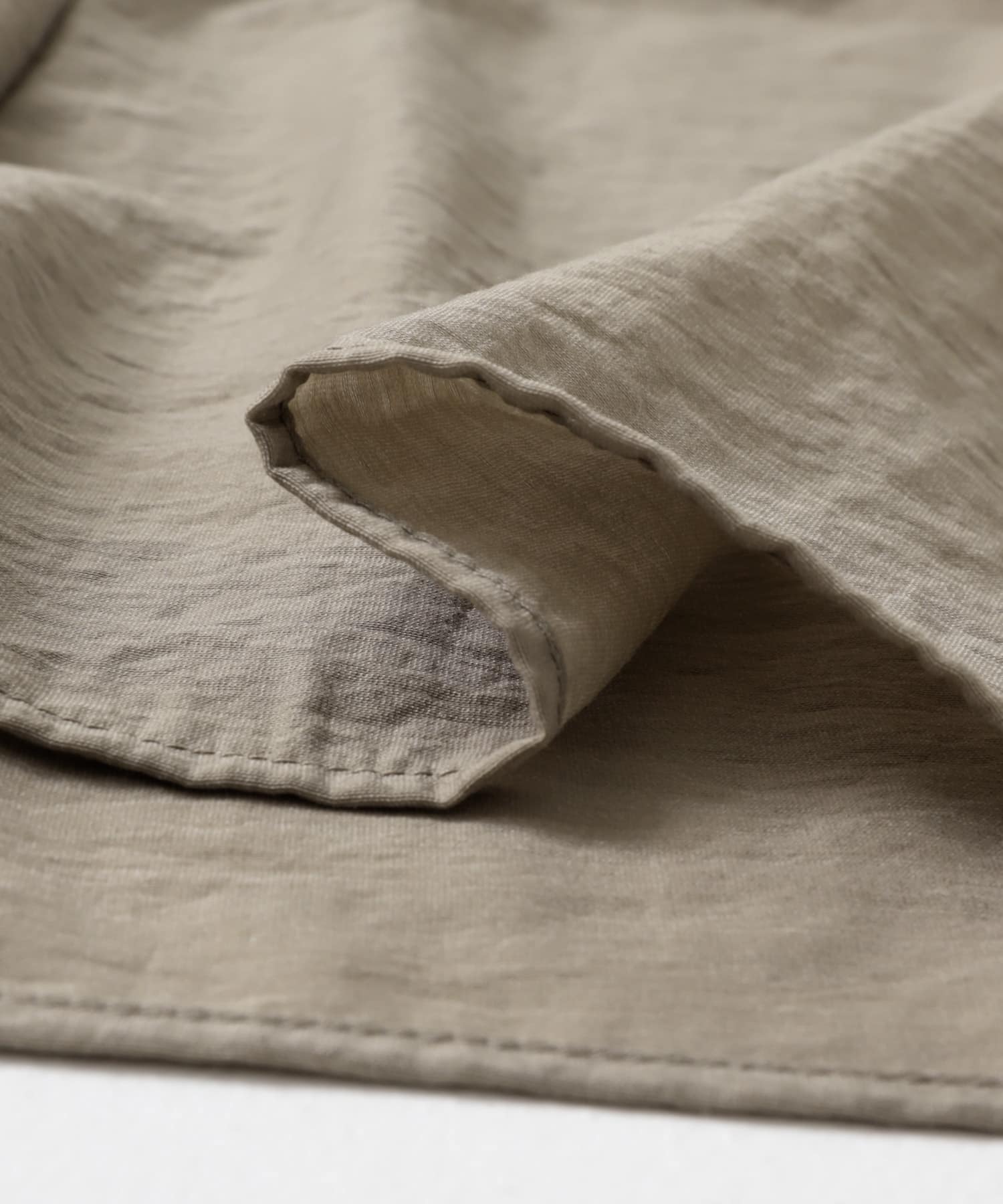 FORK&SPOON　Nylon Woolプルオーバーシャツ TAUPE 1