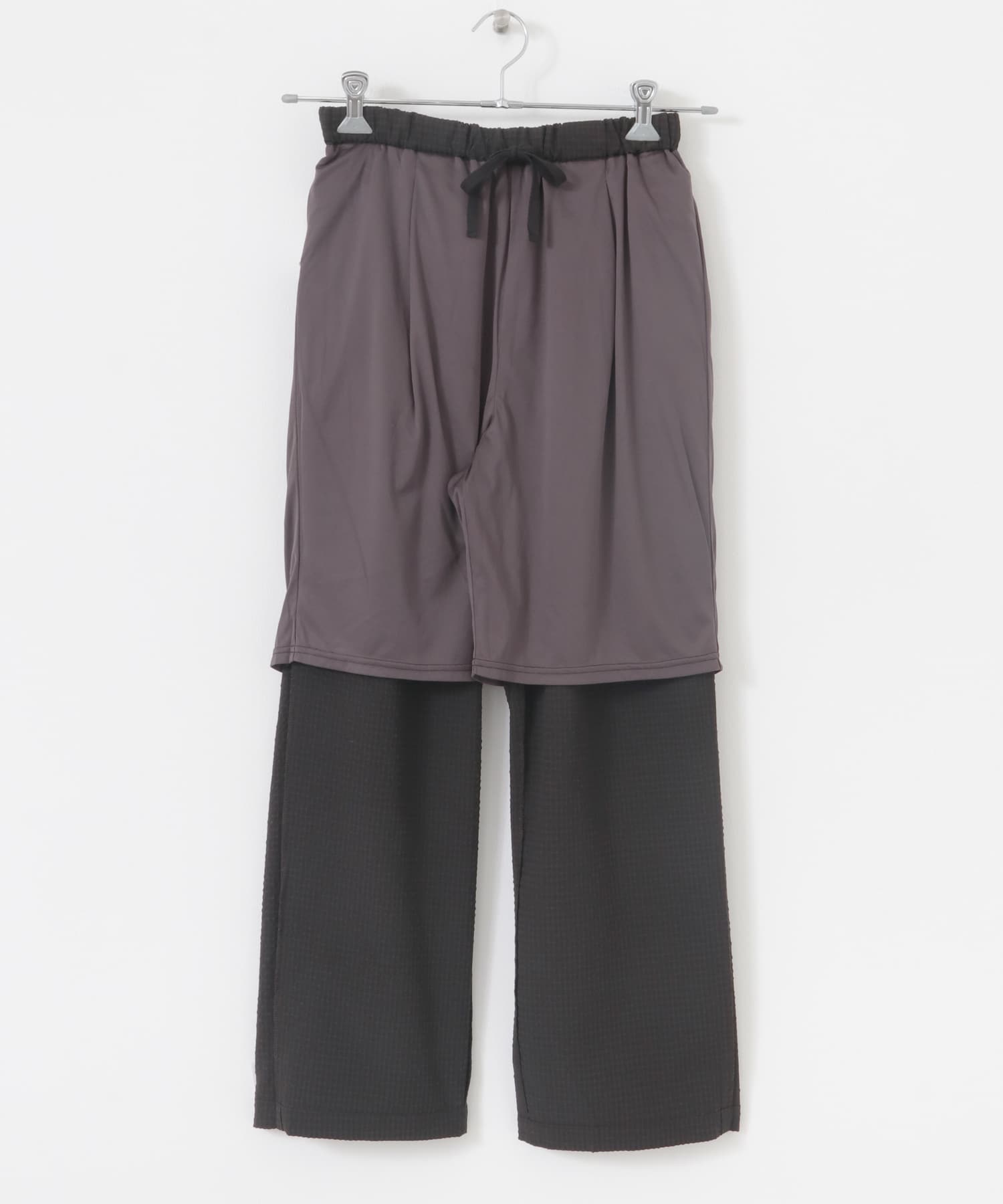 FORK&SPOON　アニヴェンサッカーパンツ DARKBROWN 1