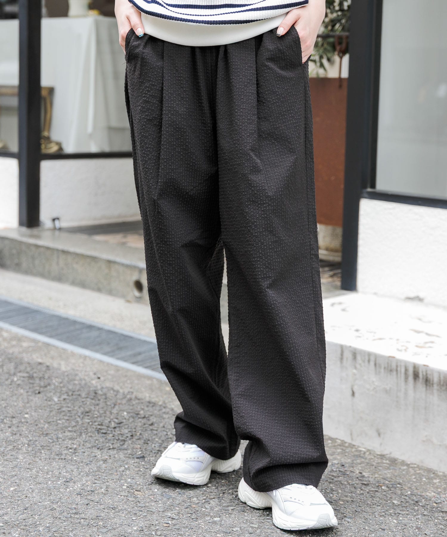 FORK&SPOON　アニヴェンサッカーパンツ