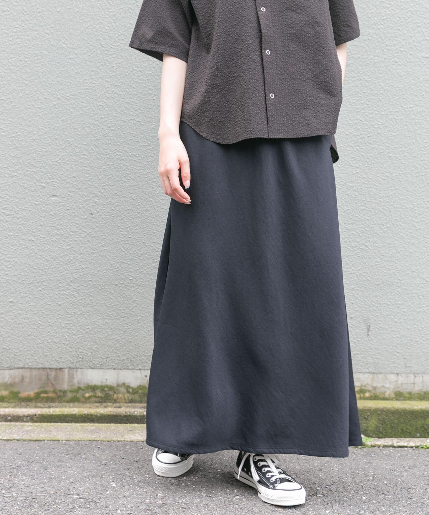 FORK&SPOON　ドライタッチカットスカート