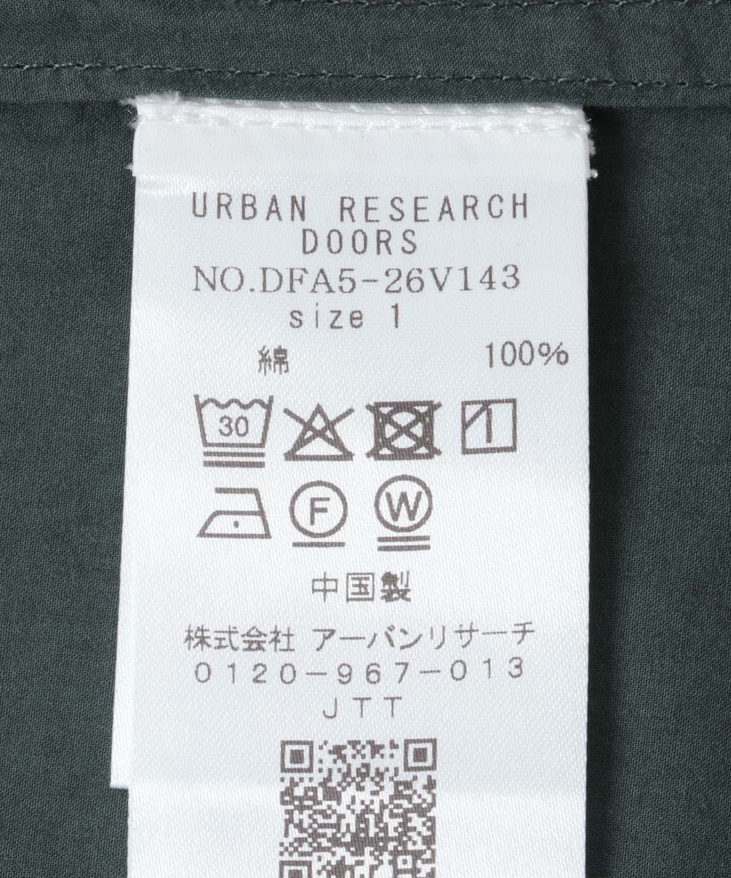 FORK&SPOON　スキッパーワンピース DARKGREEN 2