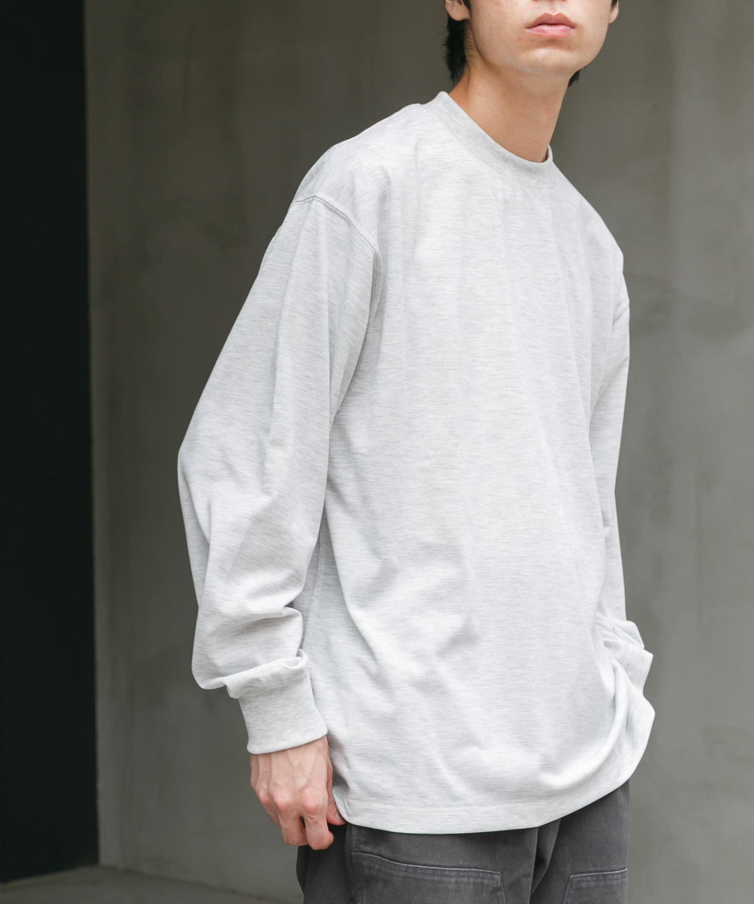 FORK&SPOON CAVEジャージーロングスリーブTシャツ(4 IVORY): トップス