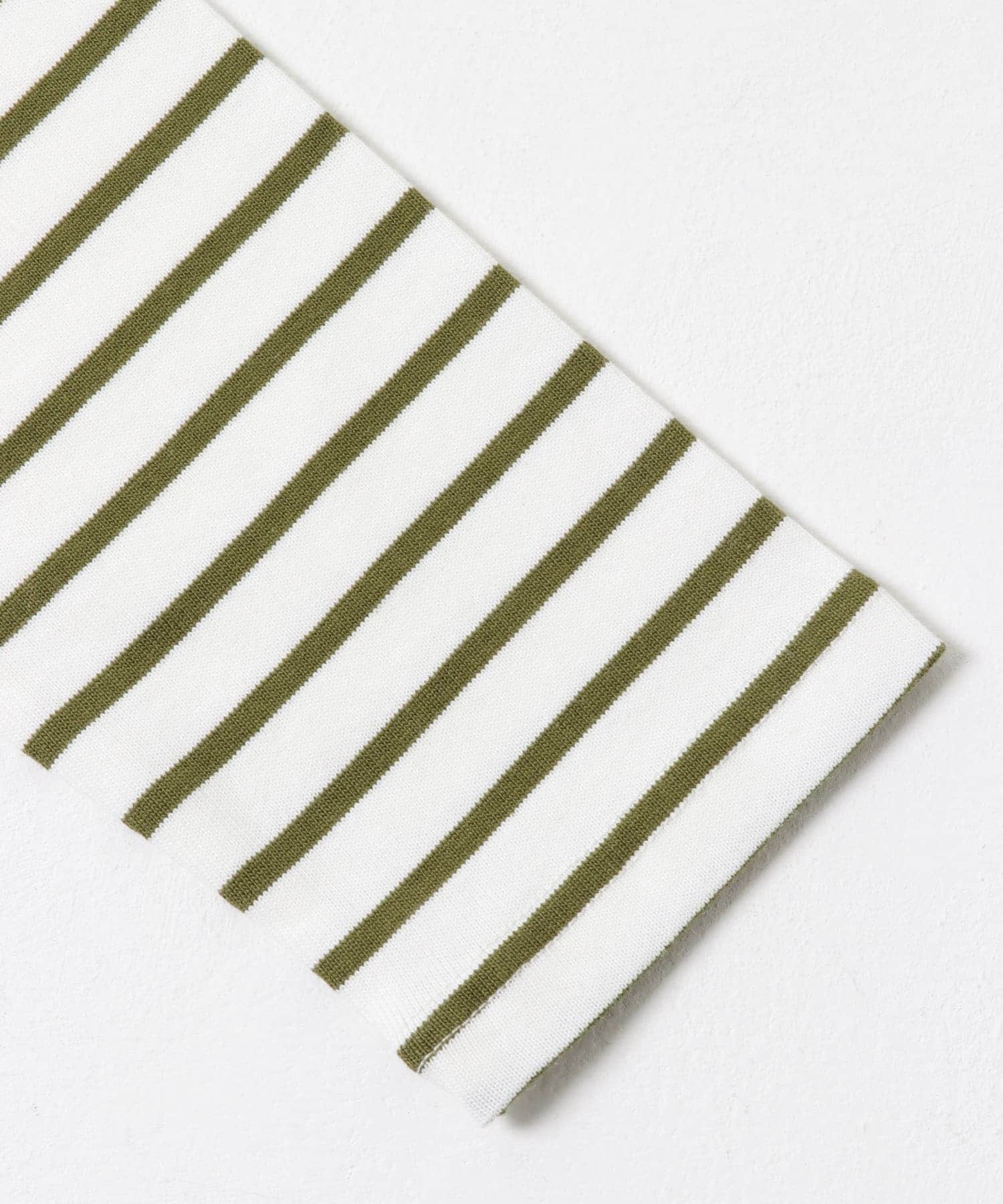 FORK&SPOON　ボートネックボーダー OFF×GRN 1