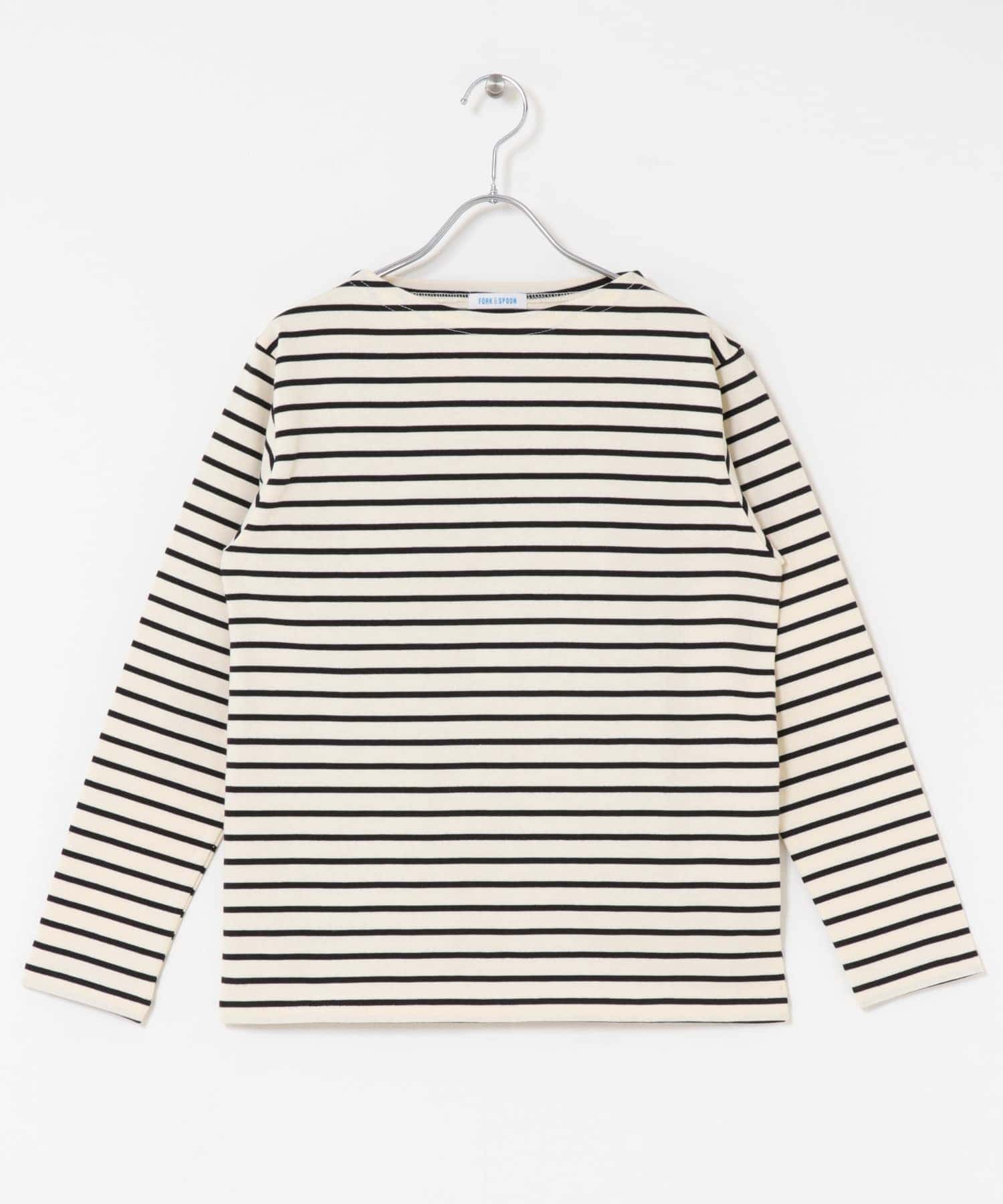 FORK&SPOON　ボートネックボーダー ECR×BLK 1